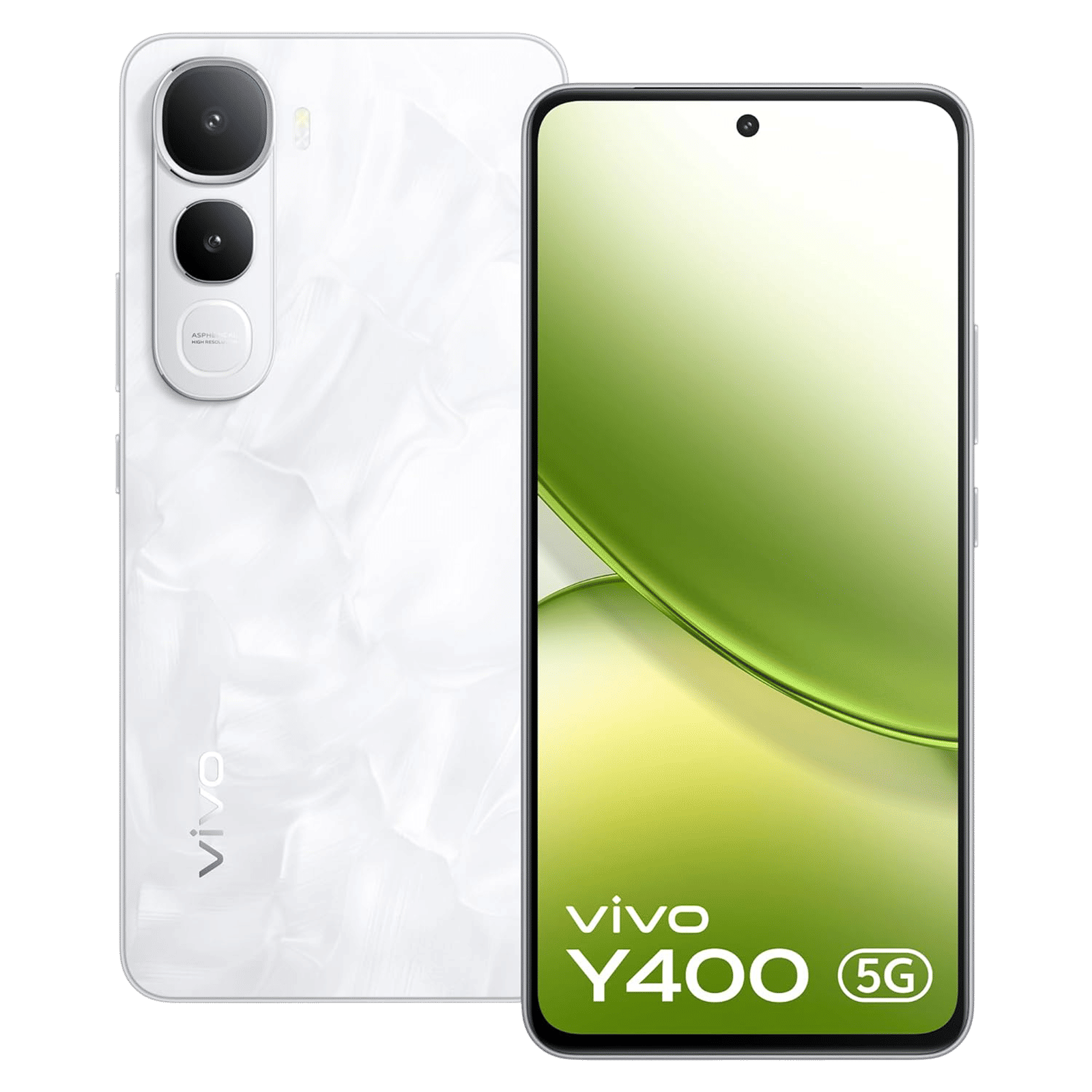 vivo Y400 5G (8GB RAM, 256GB, Glam White)