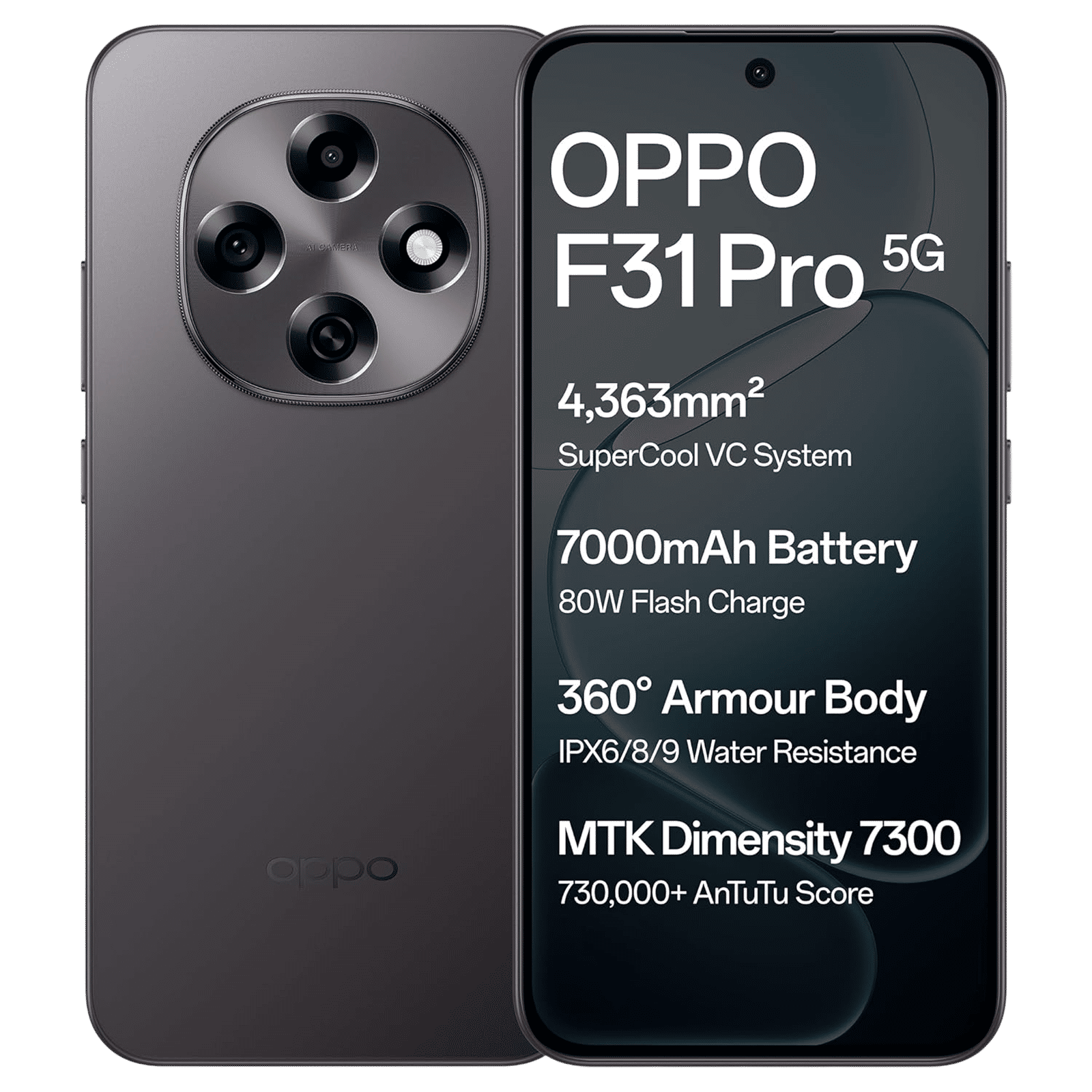 oppo F31 Pro 5G (8GB RAM, 256GB, Space Grey)