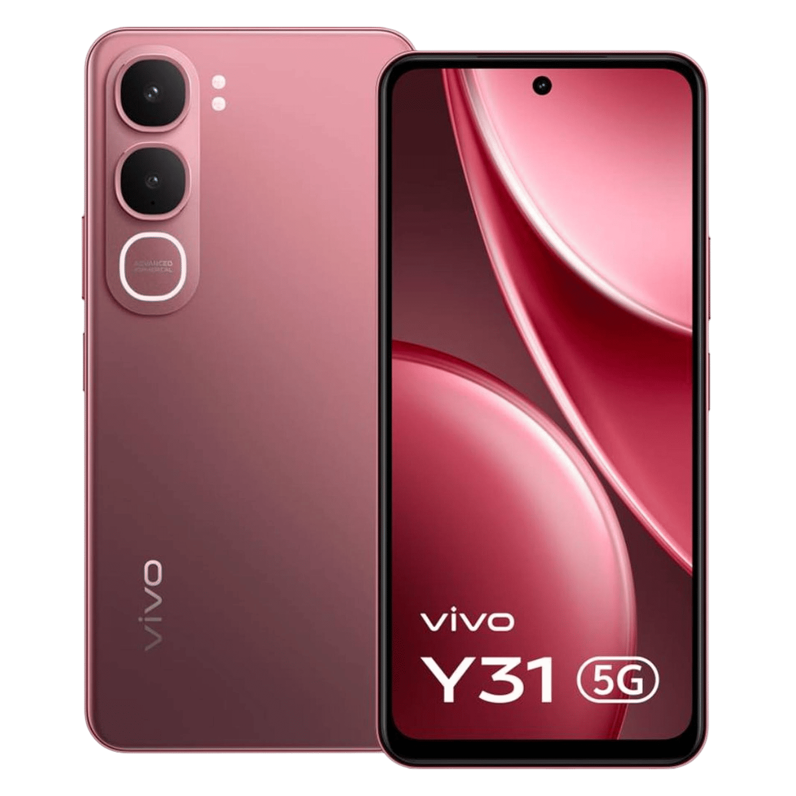 vivo Y31 5G (4GB RAM, 128GB, Rose Red)