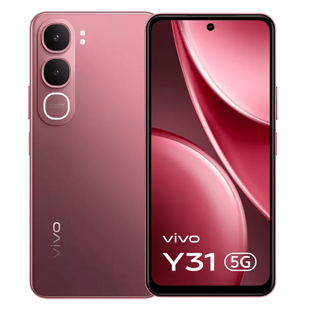 vivo Y31 5G (6GB RAM, 128GB, Rose Red)