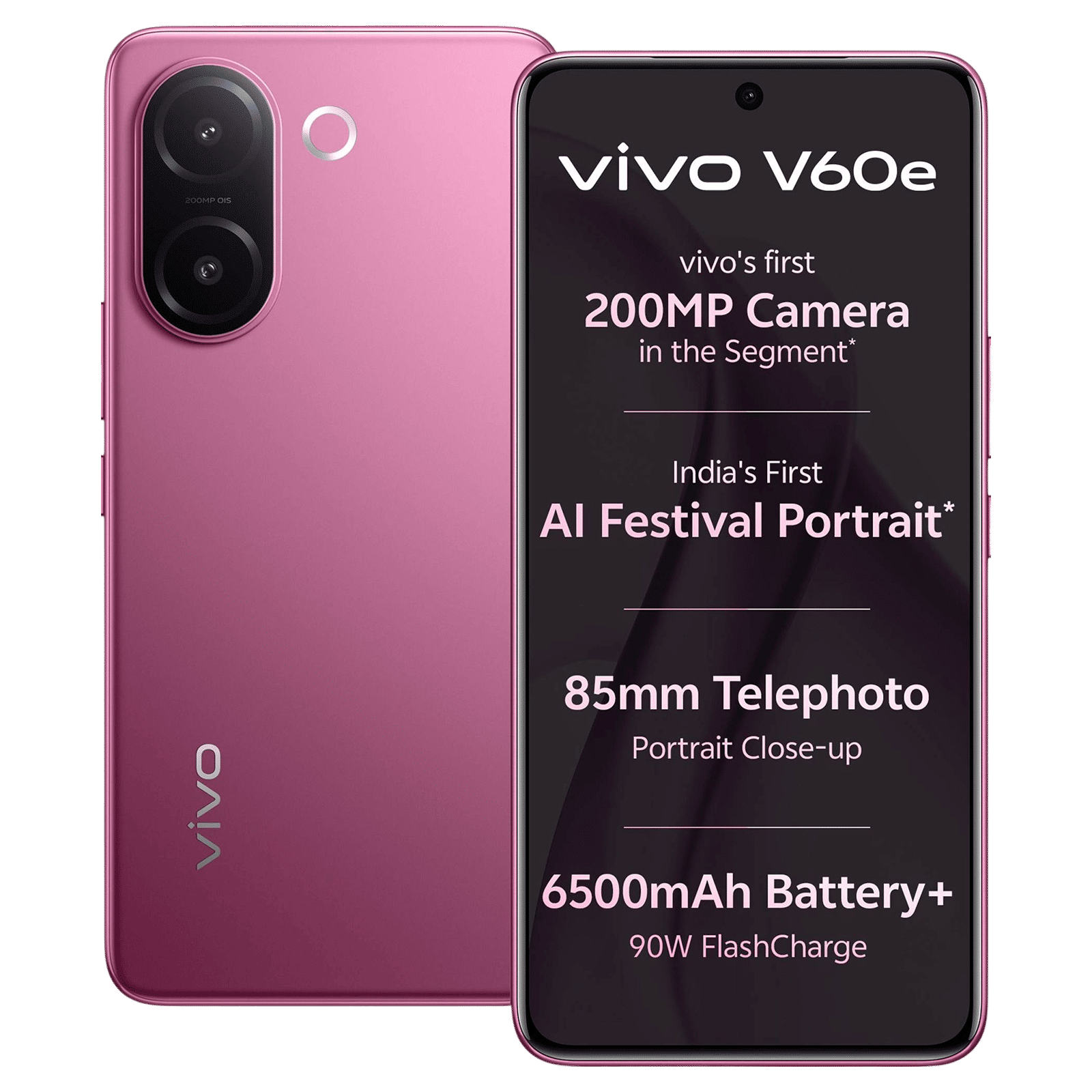 vivo V60e 5G (12GB RAM, 256GB, Elite Purple)