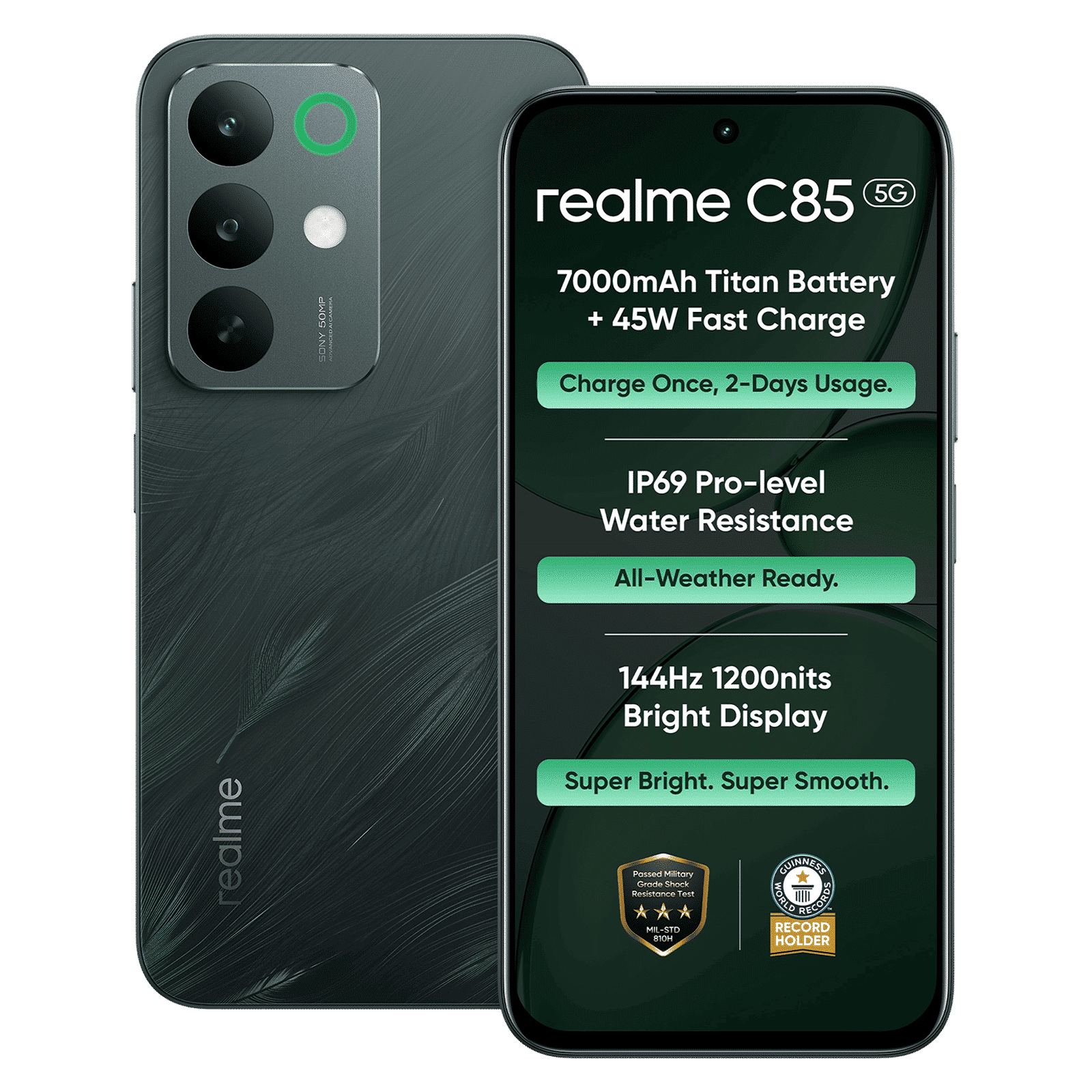 realme C85 5G (4GB RAM, 128GB, Green)