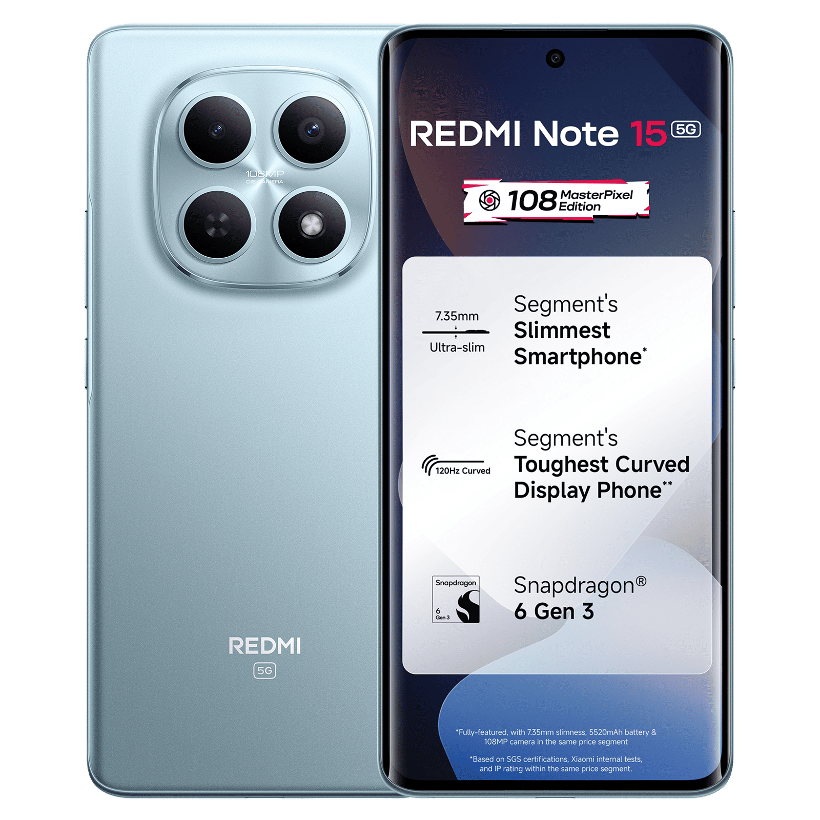 Redmi Note 15 5G (8GB RAM, 128GB, Blue)