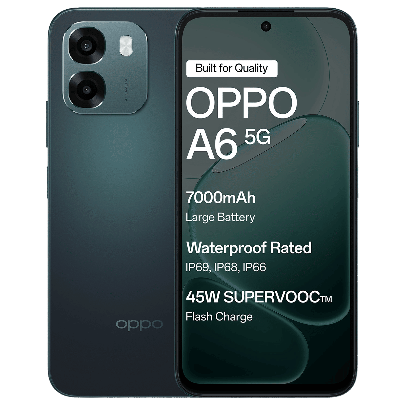 oppo A6 5G (4GB RAM, 128GB, Sapphire Blue)
