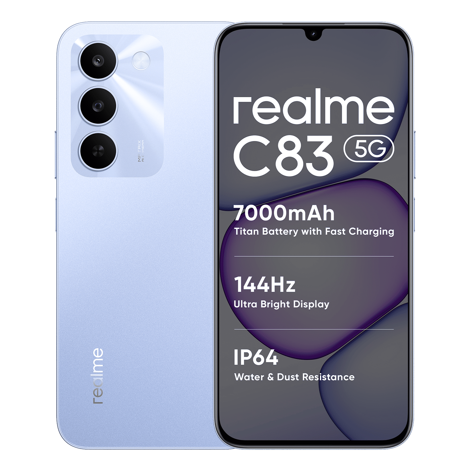 Realme C83 5G (6GB RAM, 128GB, Blooming Purple)