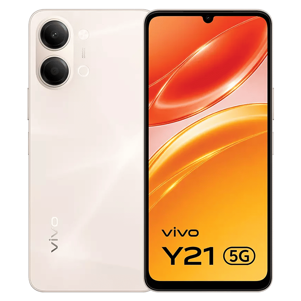 vivo Y21 5G (4GB RAM, 128GB, Champagne Gold)