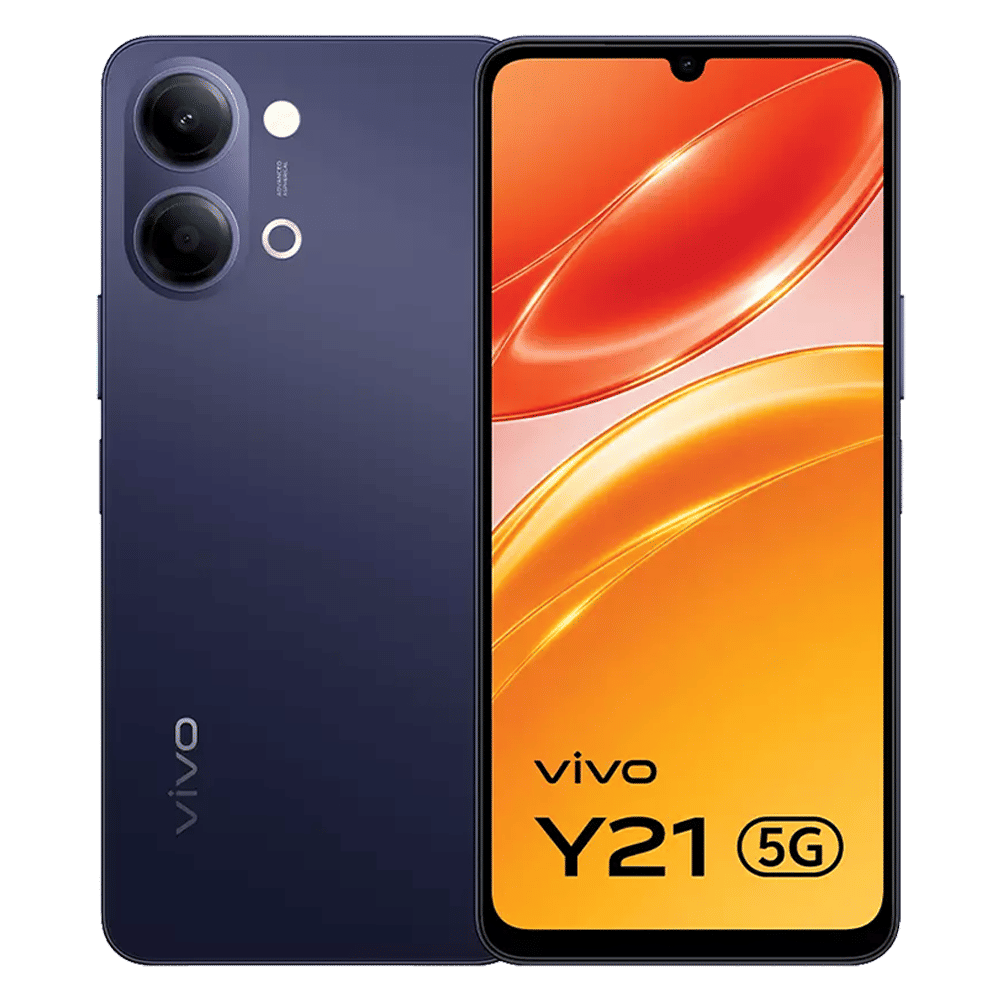 vivo Y21 5G (6GB RAM, 128GB, Midnight Blue)