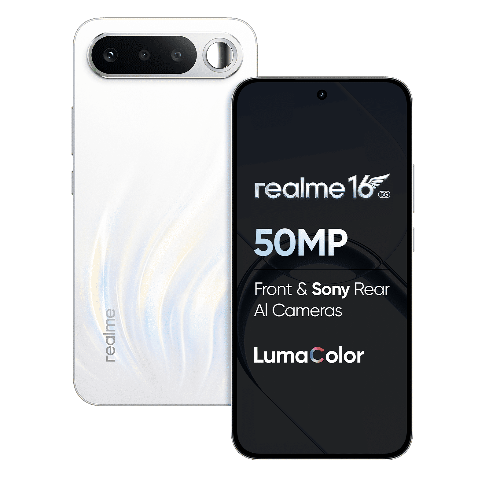 realme 16 5G (8GB RAM, 128GB, Air White)