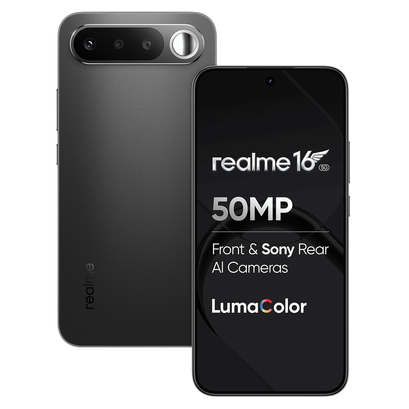 realme 16 5G (8GB RAM, 256GB, Air Black)
