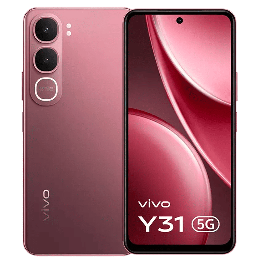 vivo Y31 5G (6GB RAM, 256GB, Rose Red)