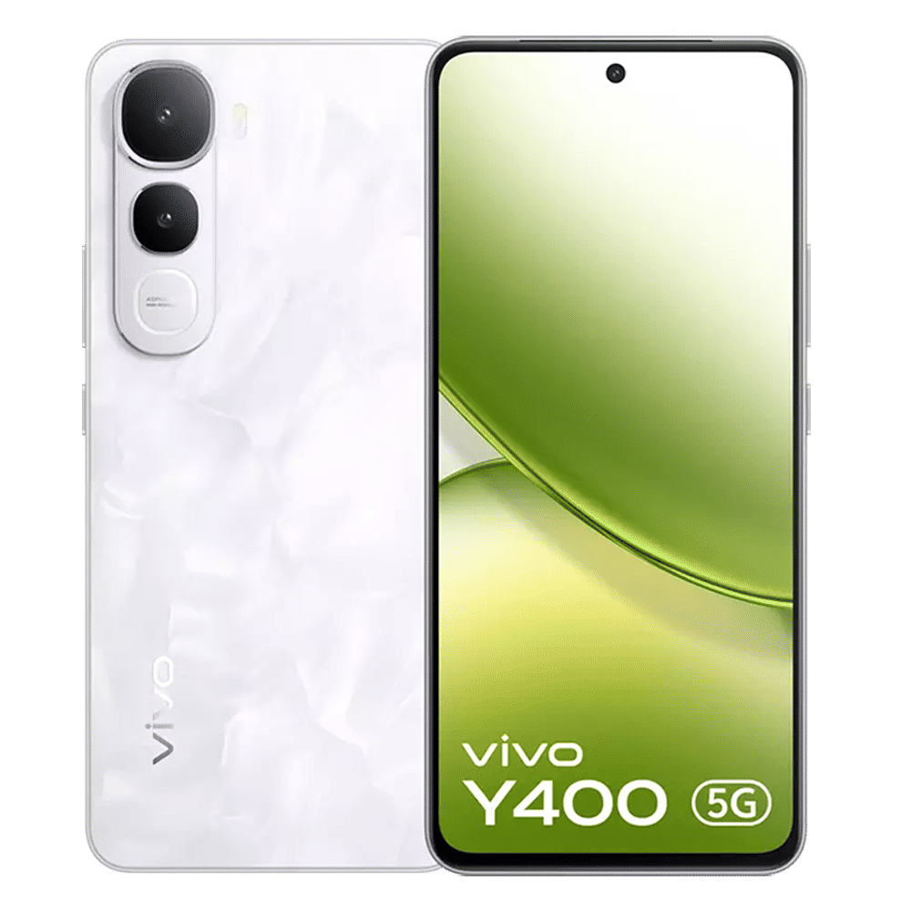 vivo Y400 5G (8GB RAM, 128GB, Glam White)