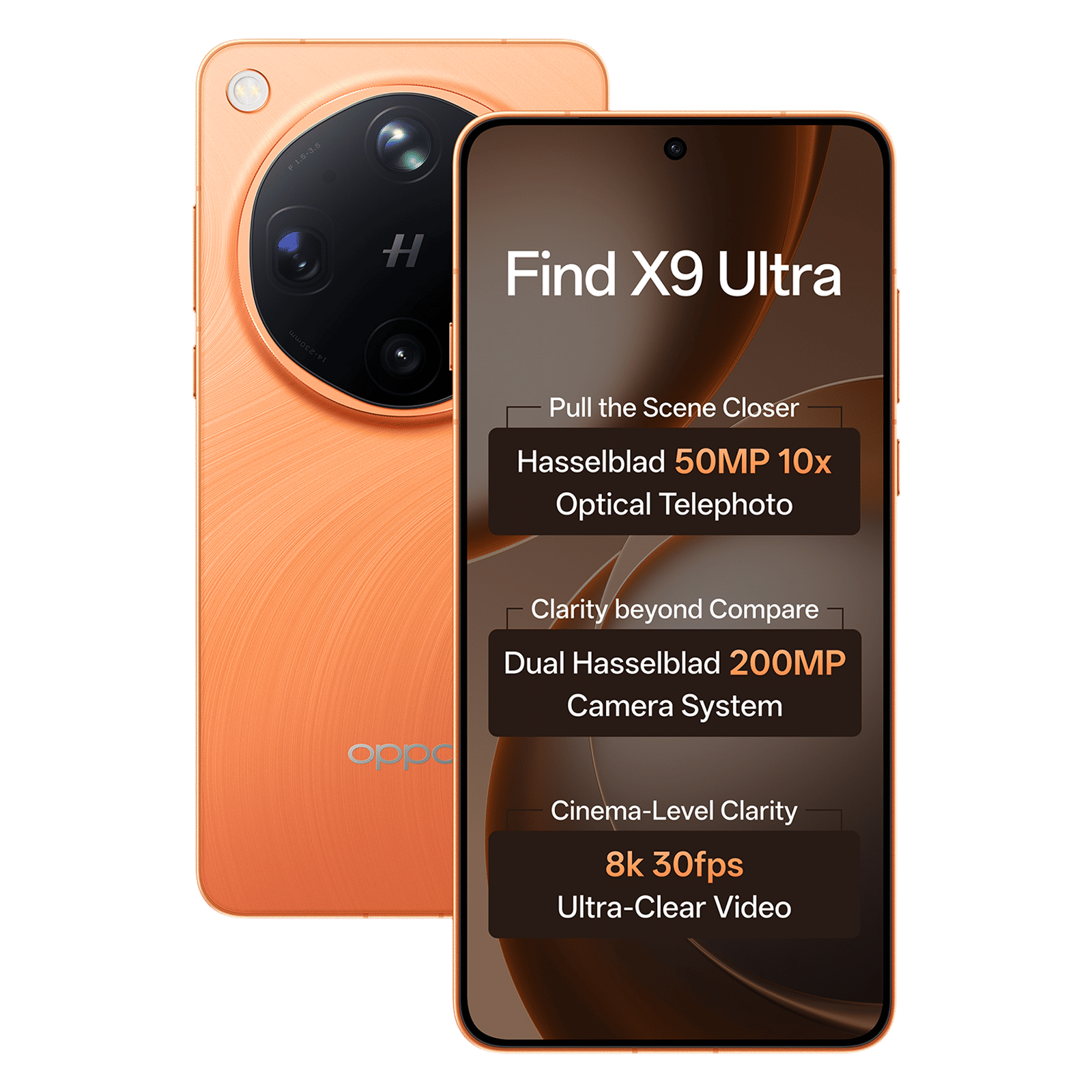 Oppo Find X9 Ultra 5G (12GB RAM, 512GB, Canyon Orange)