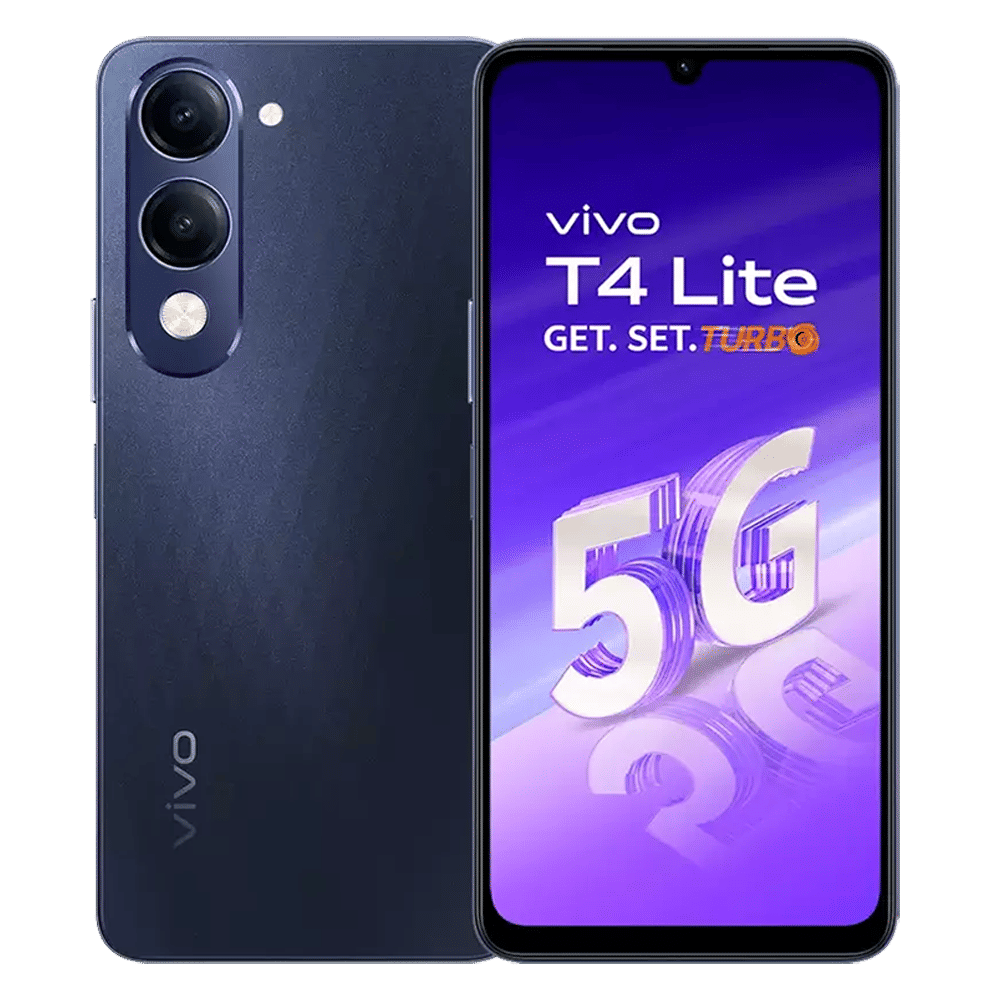 vivo T4 Lite 5G (4GB RAM, 64GB, Prism Blue)