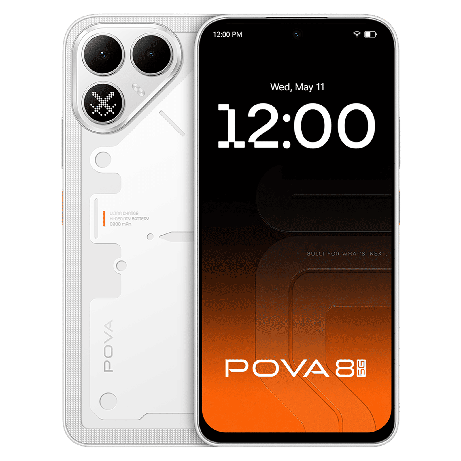 TECNO POVA 8 5G (6GB RAM, 128GB, 16 Bit White)