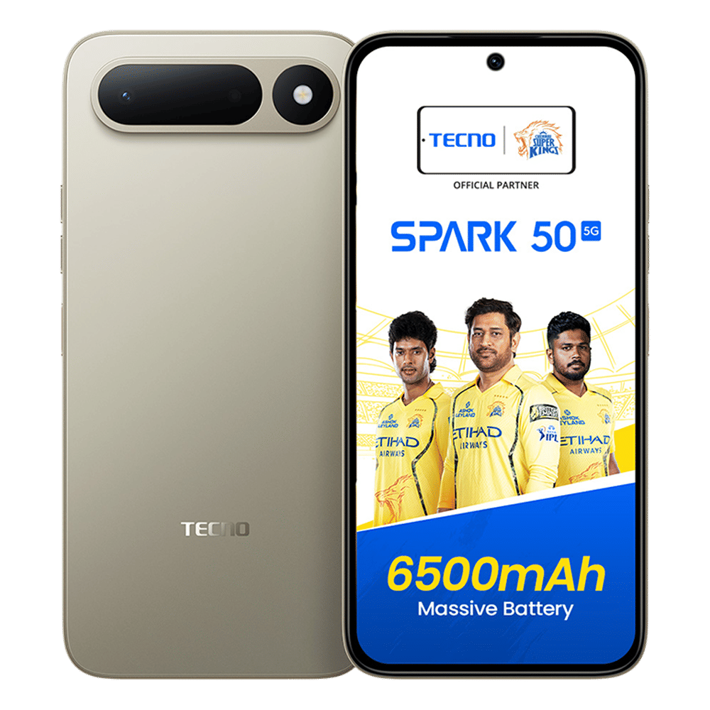 TECNO SPARK 50 5G (4GB RAM, 128GB, Champagne Gold)