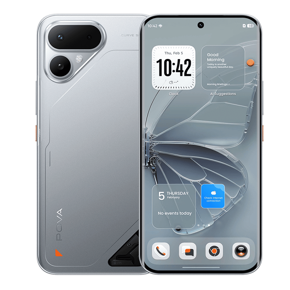 TECNO POVA CURVE 2 5G (8GB RAM, 128GB, Melting Silver)