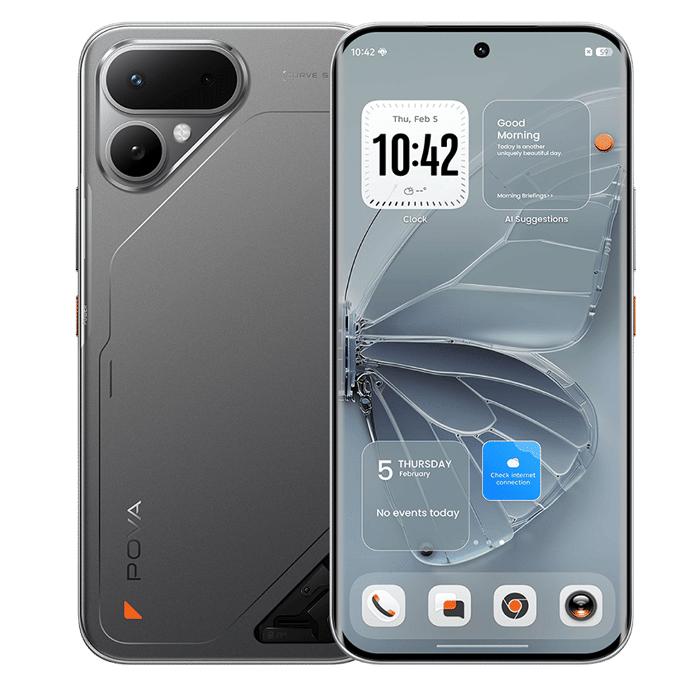 TECNO POVA CURVE 2 5G (8GB RAM, 128GB, Strom Titanium)