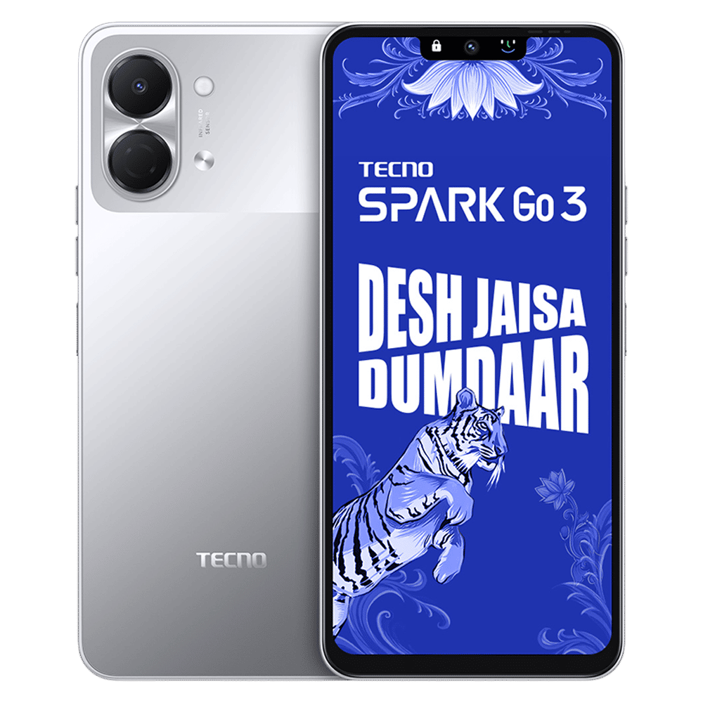 TECNO SPARK Go 3 (4GB RAM, 64GB, Titanium Grey)