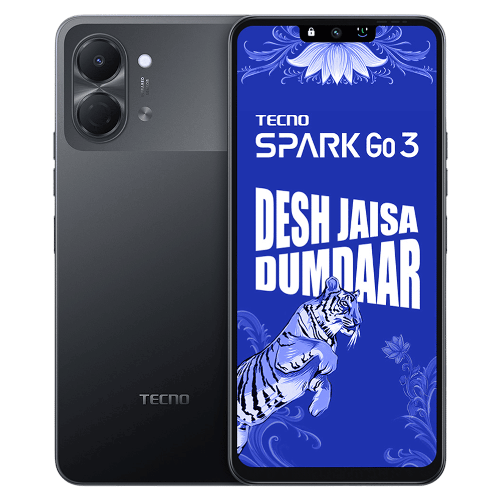 TECNO SPARK Go 3 (4GB RAM, 64GB, Ink Black)