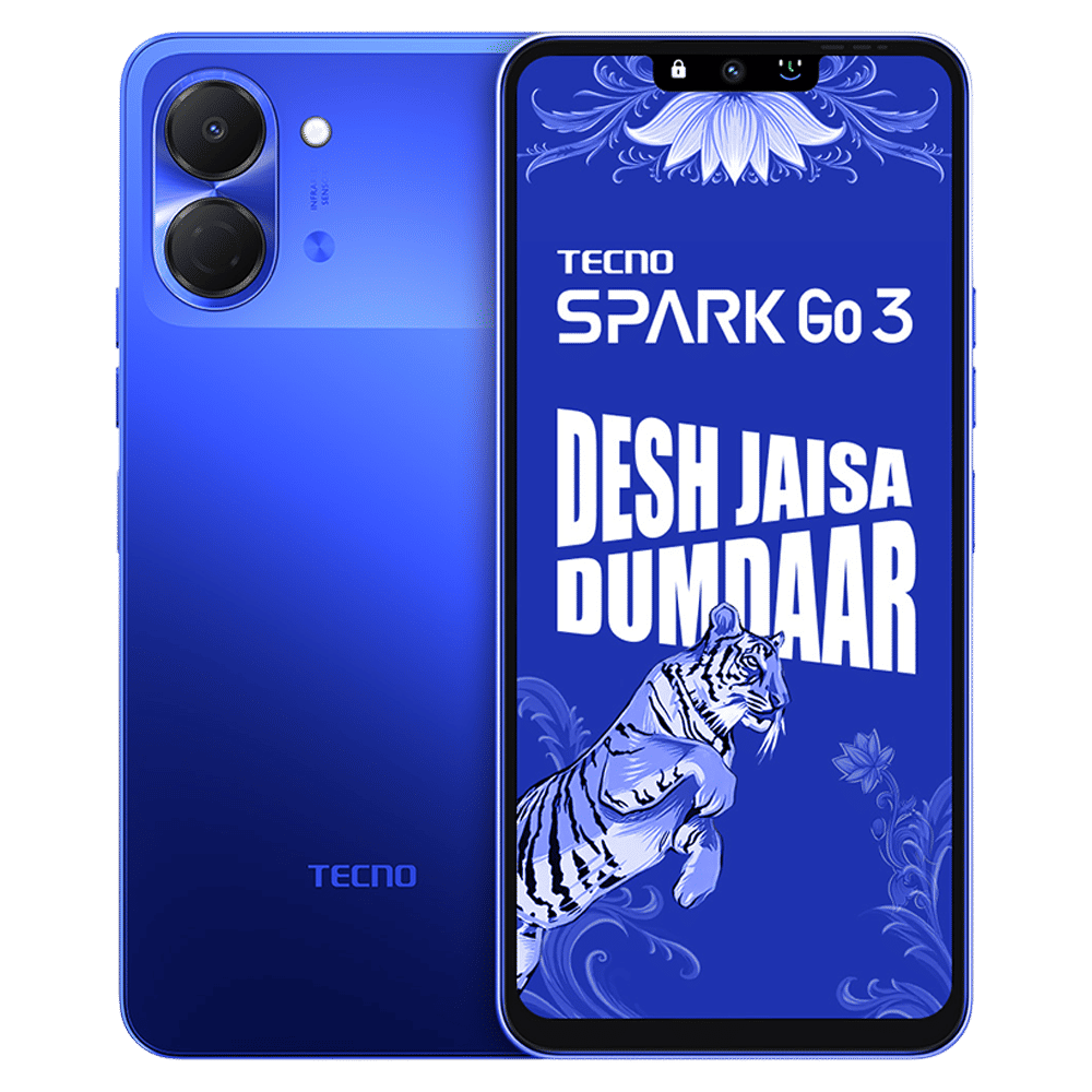 TECNO SPARK Go 3 (4GB RAM, 64GB, Galaxy Blue)