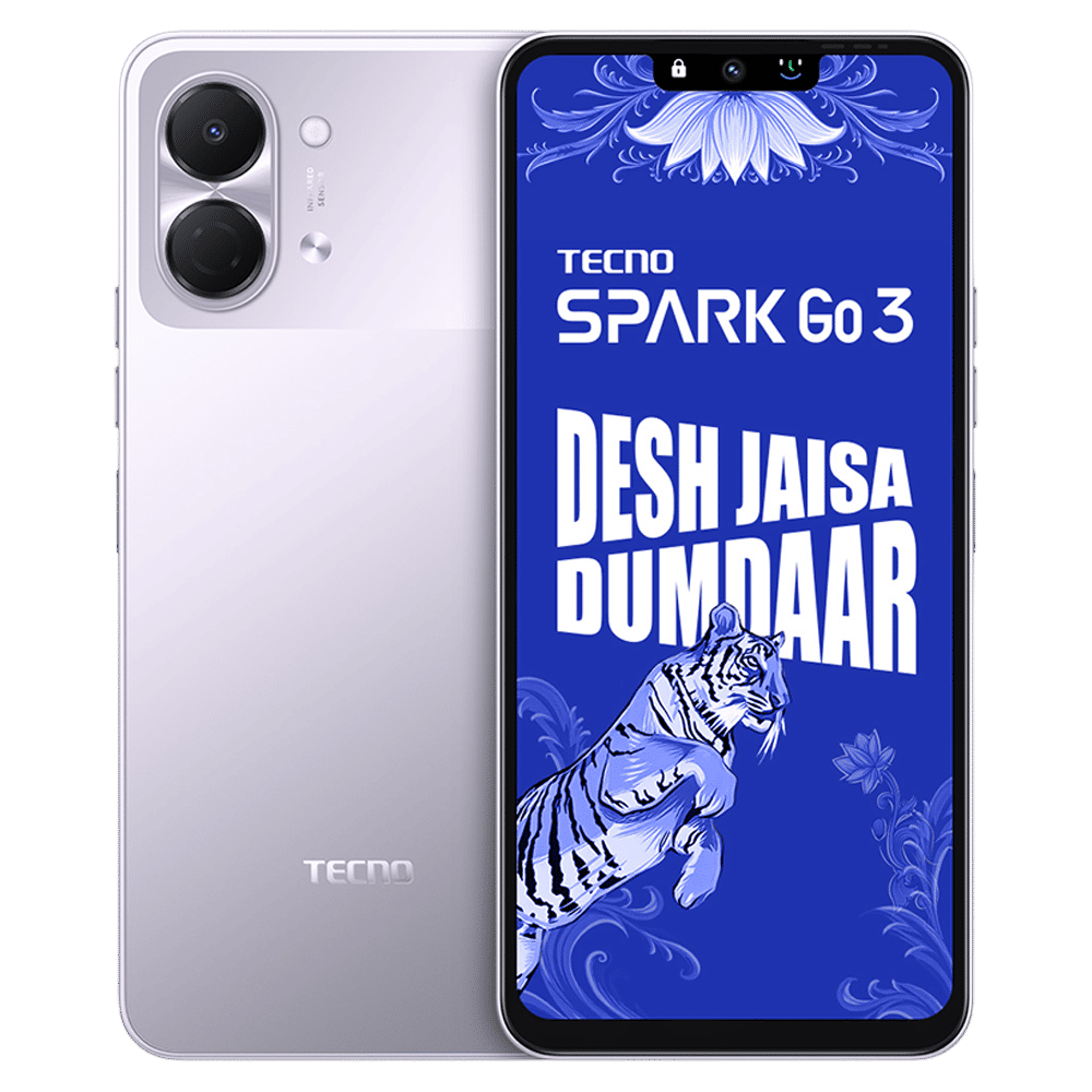 TECNO SPARK Go 3 (4GB RAM, 64GB, Aurora Purple)
