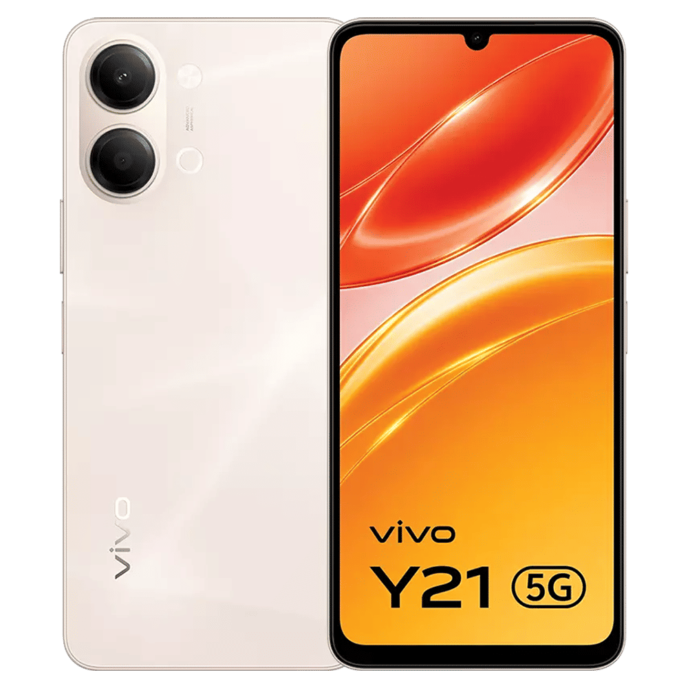 vivo Y21 5G (4GB RAM, 64GB, Champagne Gold)