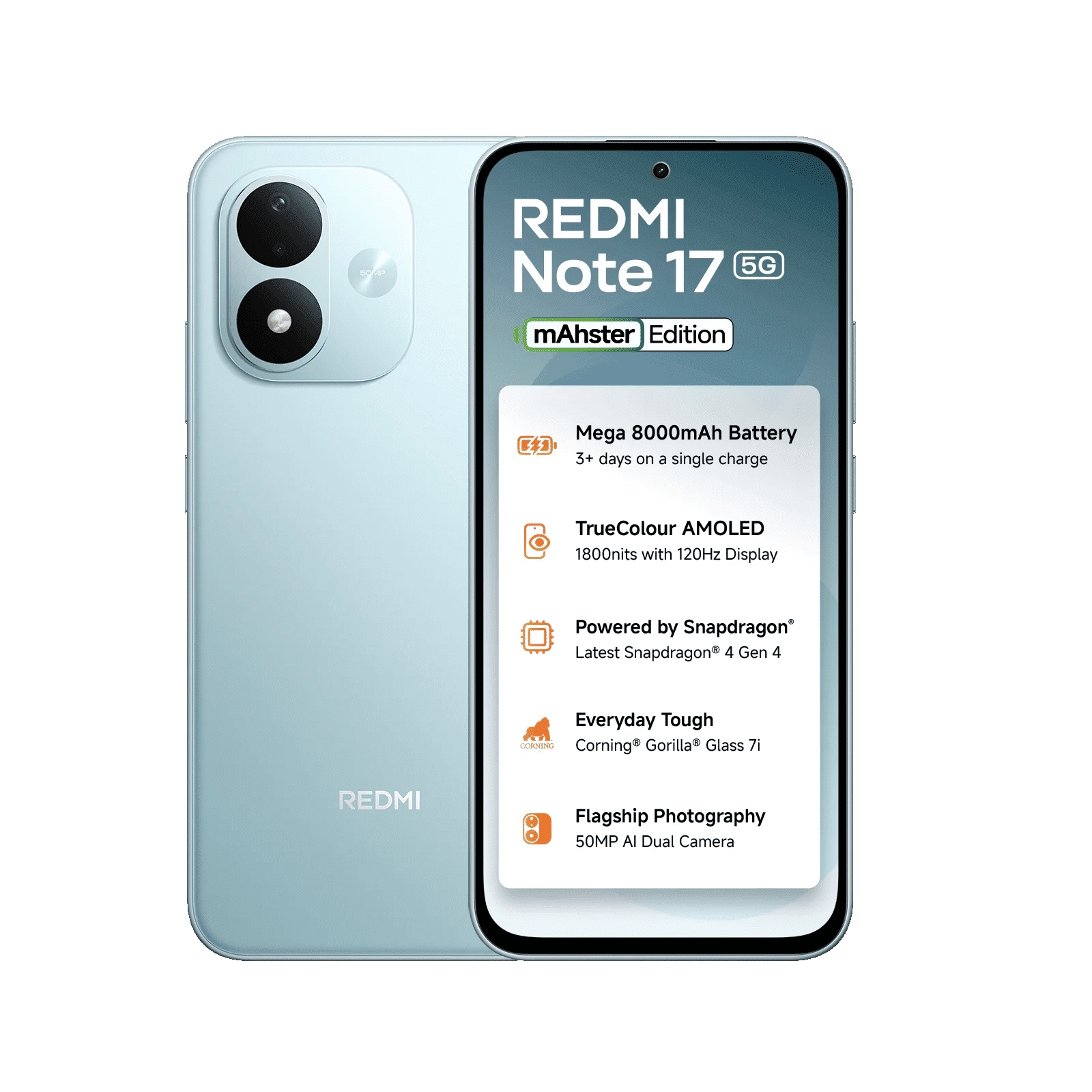 REDMI Note 17 5G (6GB RAM, 128GB, Arctic Blue)