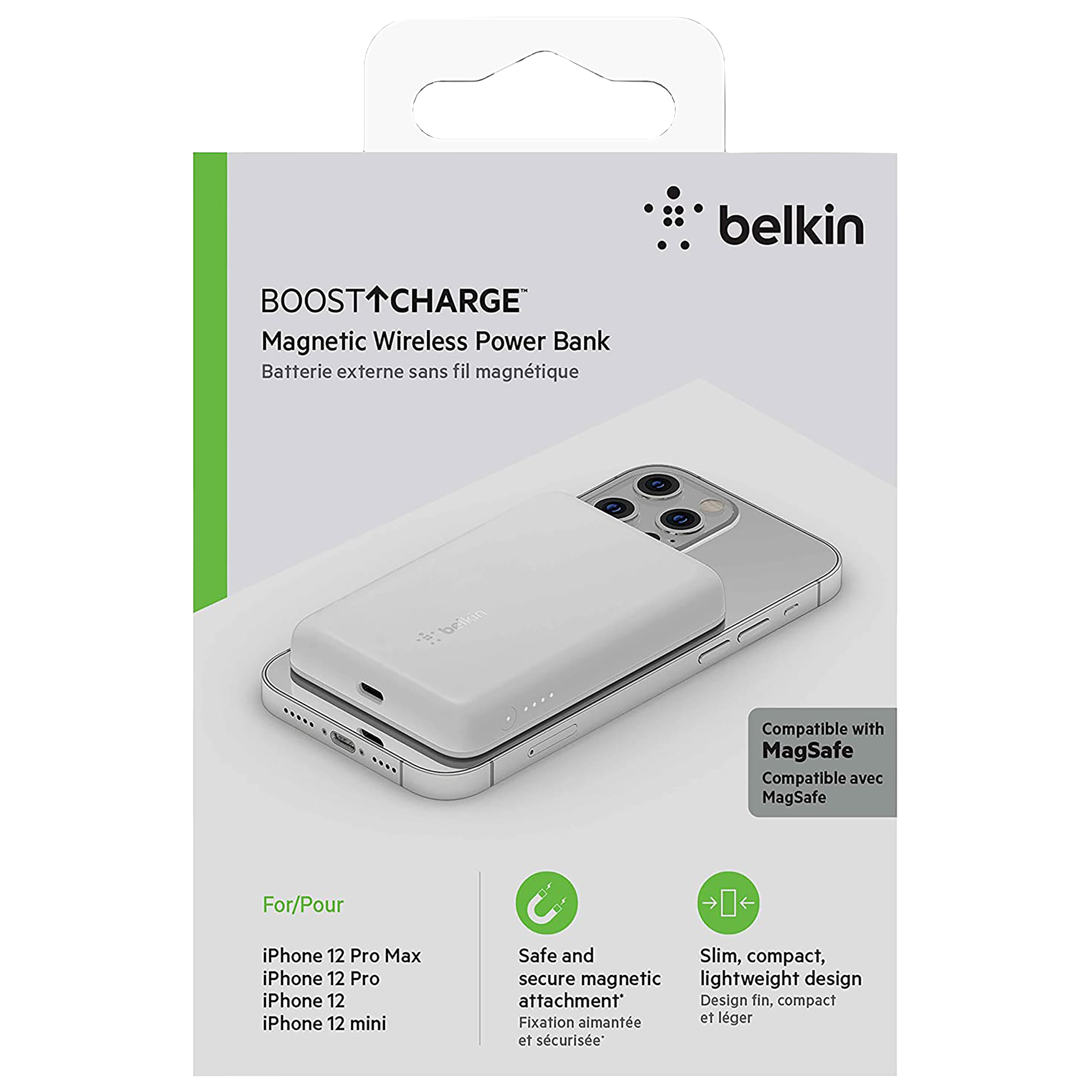 Belkin BEL Magsafe Wireles Pwrbank IPHONE12 BK