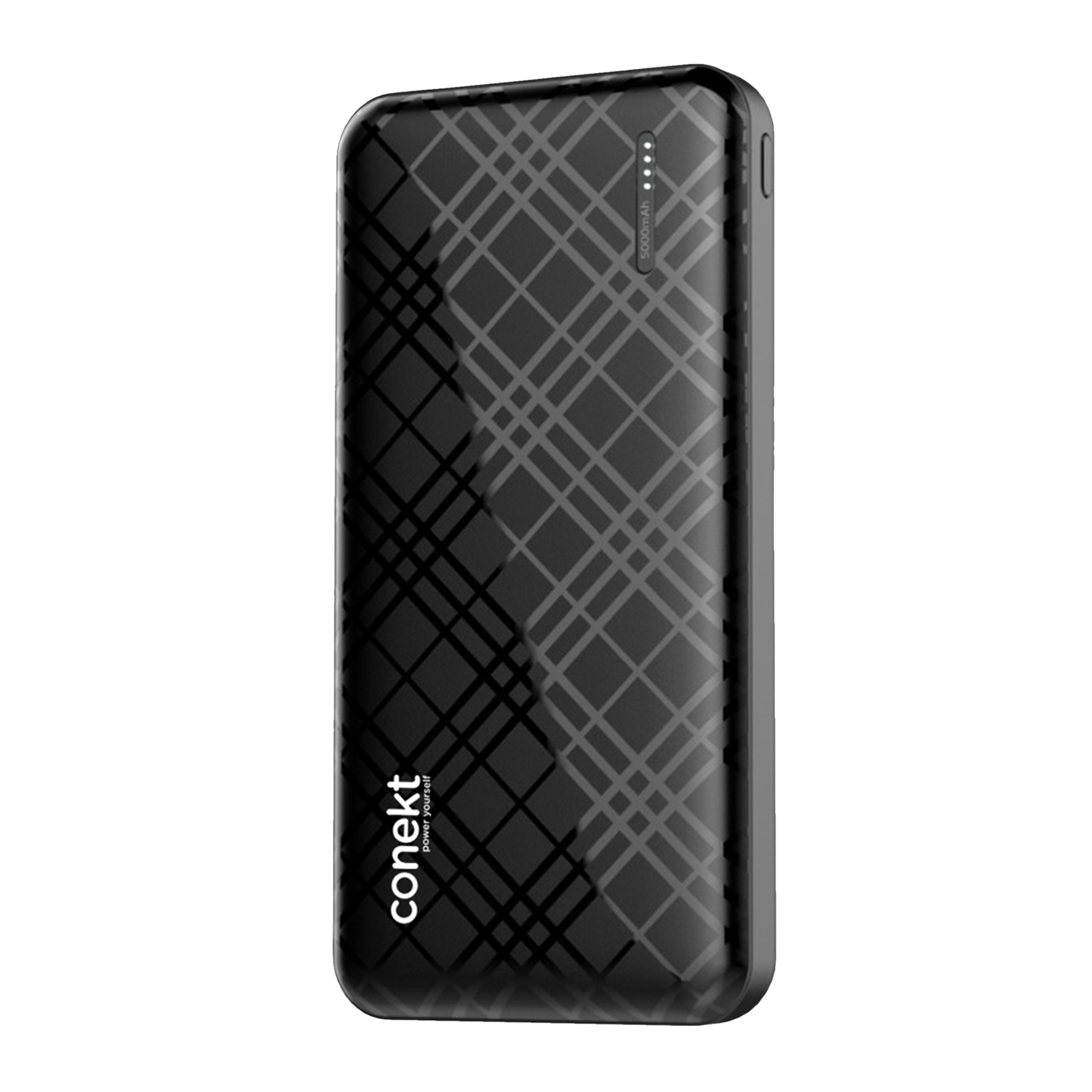 Conekt Zeal Proton 10000 mAh Fast Charging Power Bank (1 Micro USB Type B, 1 Type C & 2 Type A Ports, ABS Casing, LED Charging Indicator, Black)