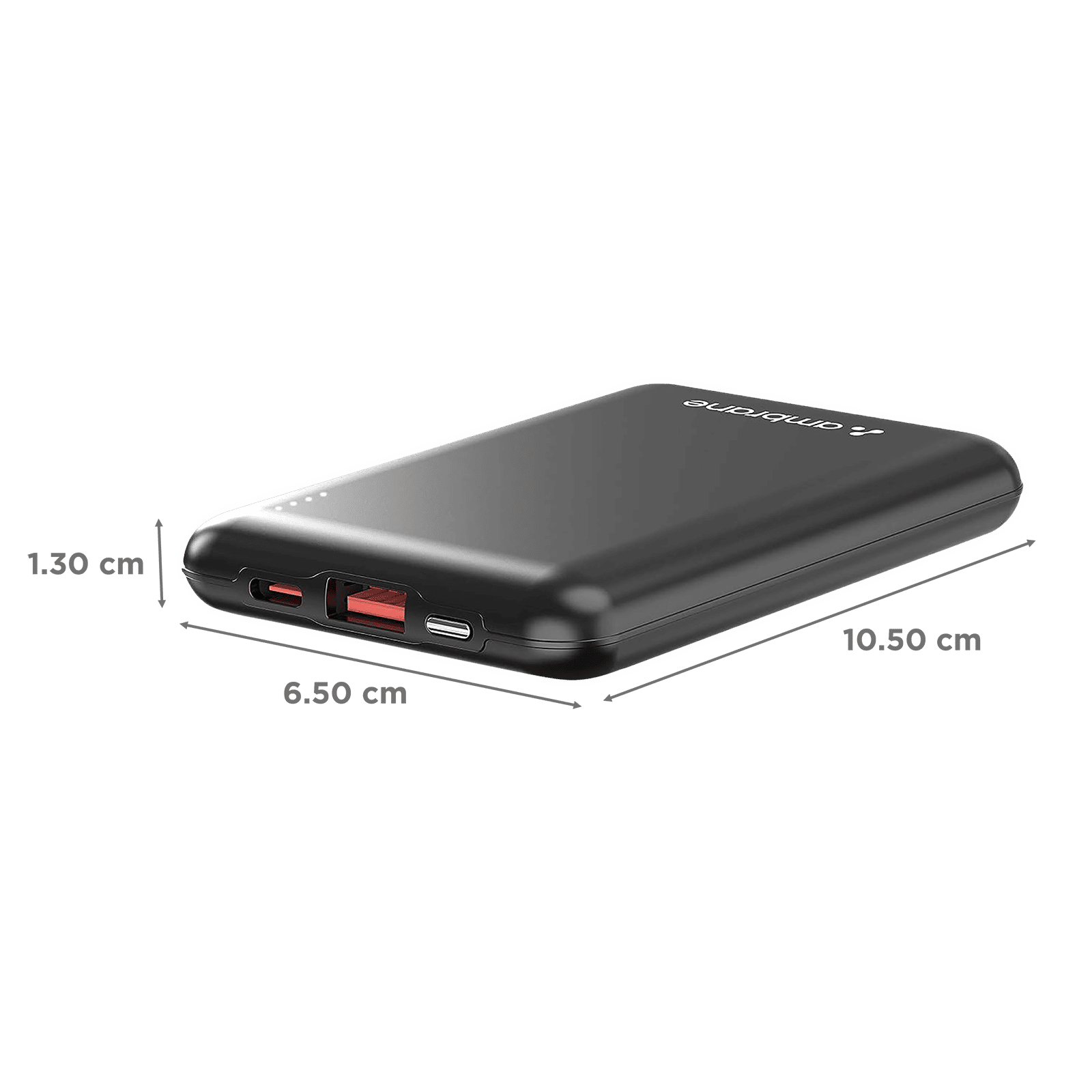 Buy ambrane Powerlit 10000 mAh Fast Charging Power Bank (1