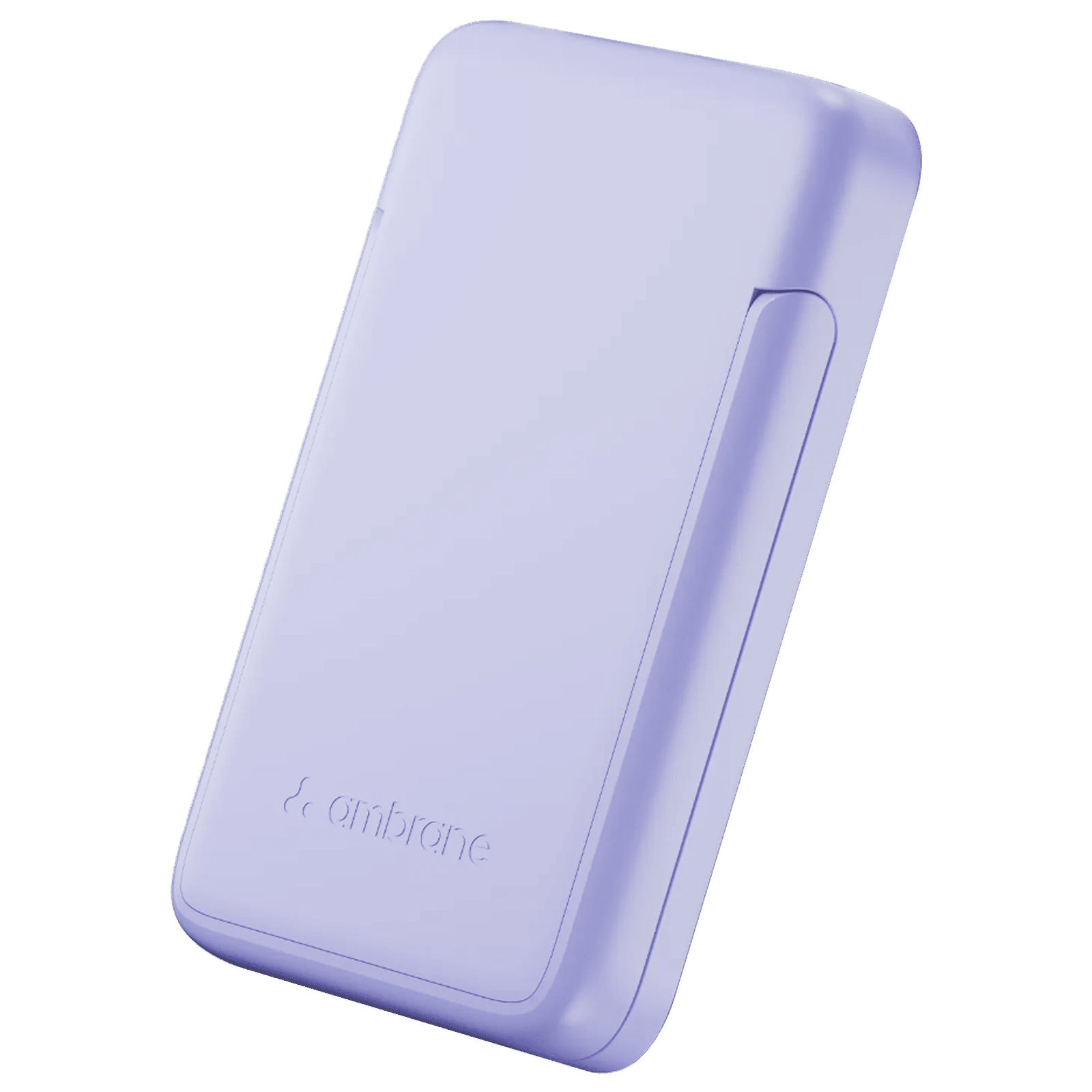 ambrane AeroSync PB 10 10000 mAh 15W Fast Charging Power Bank (1 Type A and 1 Type C Ports, Wireless Charging, Purple)