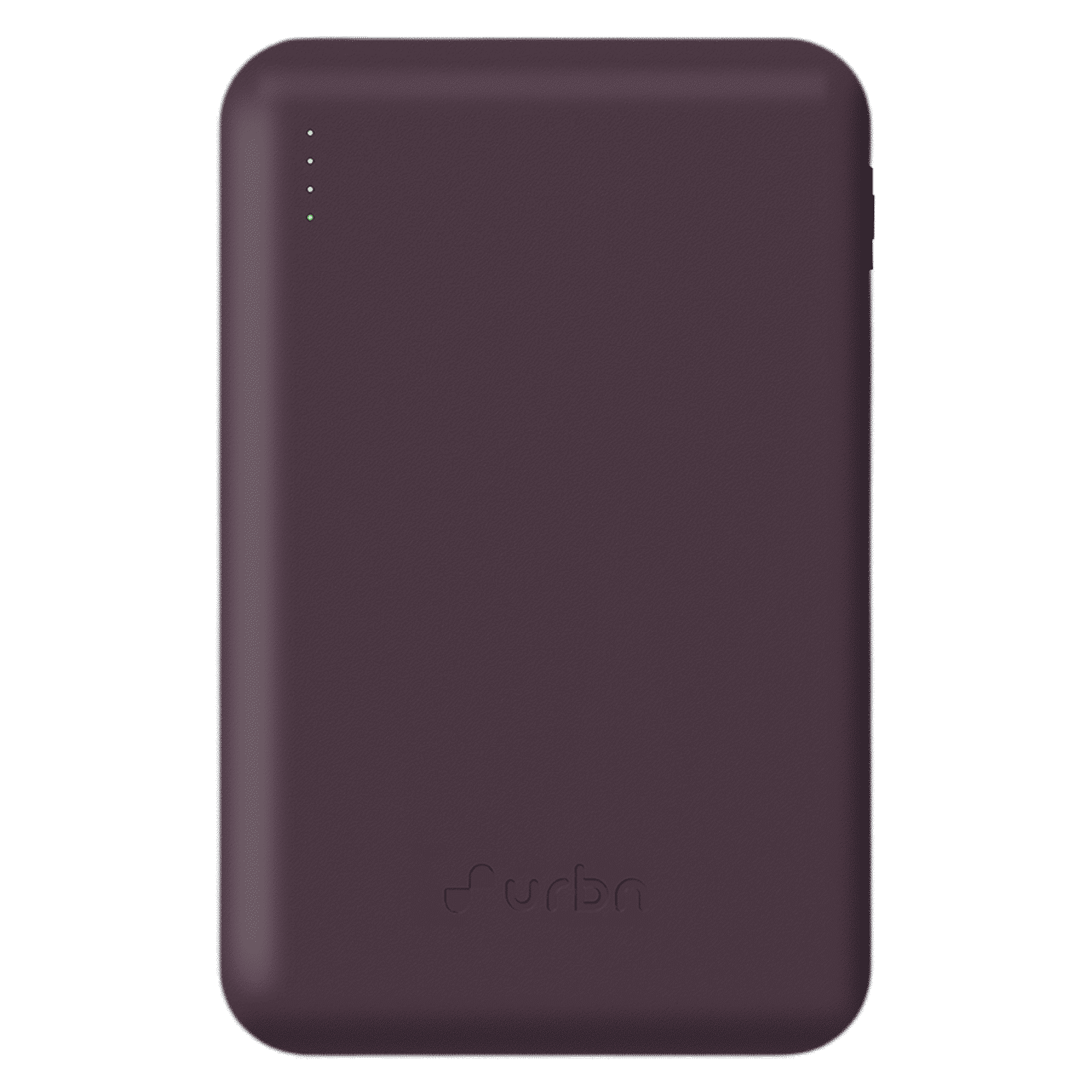 urbn Nano Slim 10000 mAh 22.5W Fast Charging Power Bank (2 Type C & 1 Type A Ports, 12 Layers Circuit Protection, Purple)