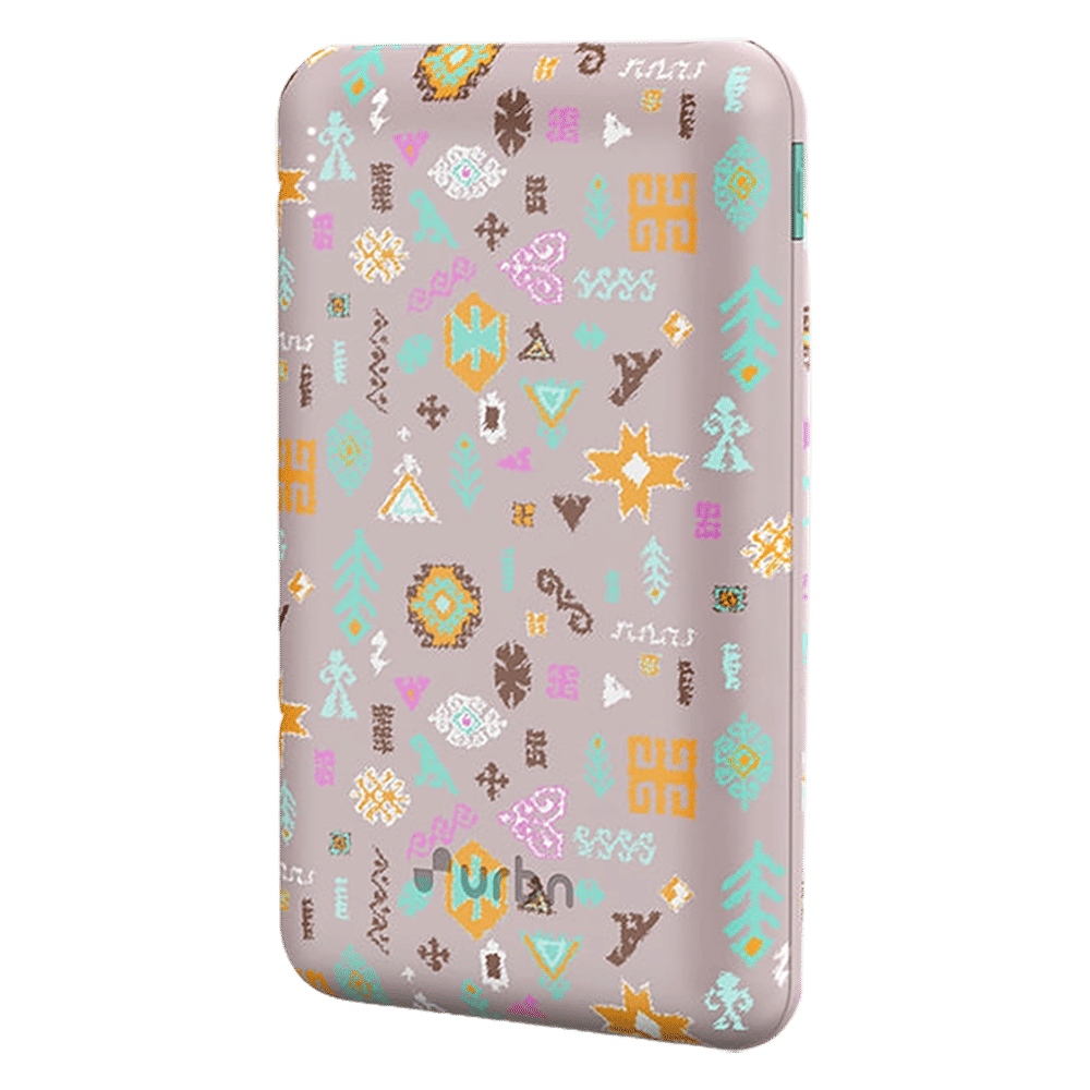 urbn Nano Slim Payal Singhal Edition 10000 mAh 22.5W Fast Charging Power Bank (1 Type A & 2 Type C Ports, 12 Layer Circuit Protection, PS Pink)