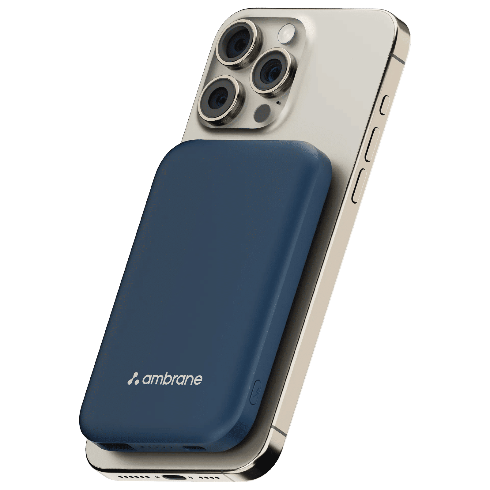 ambrane Aerosync PB 5S 5000 mAh 20W Fast Charging Power Bank (1 Type C & USB-A Ports, Five LED Indicators, Blue)