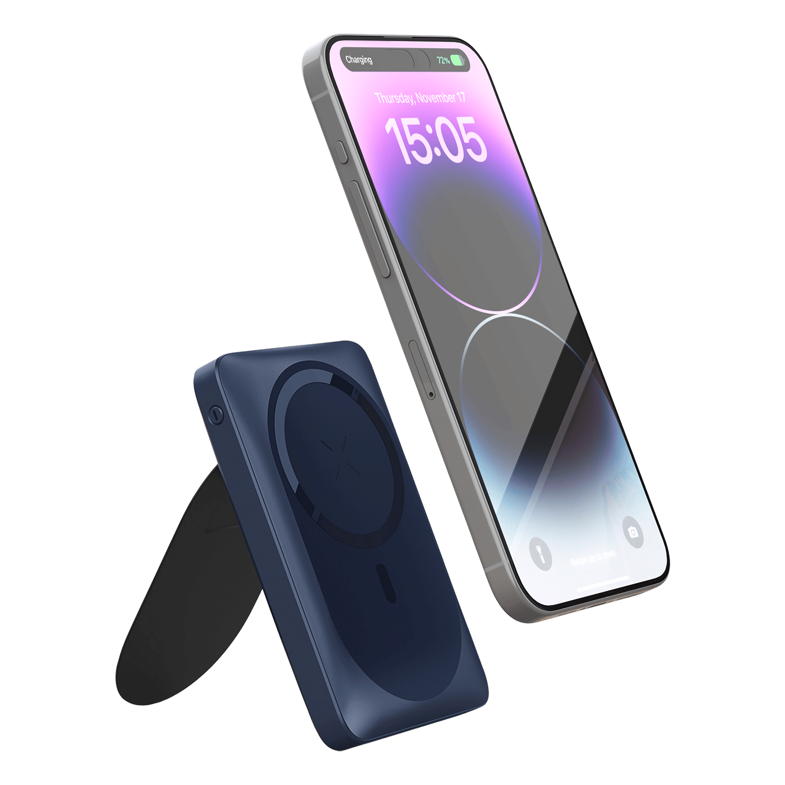 urbn UPR104 10000 mAh 20W Fast Charging Power Bank (1 Type A Port, 1 Type C Port & 1 Lightning Port, Multi Layer Circuit Protection, Blue)