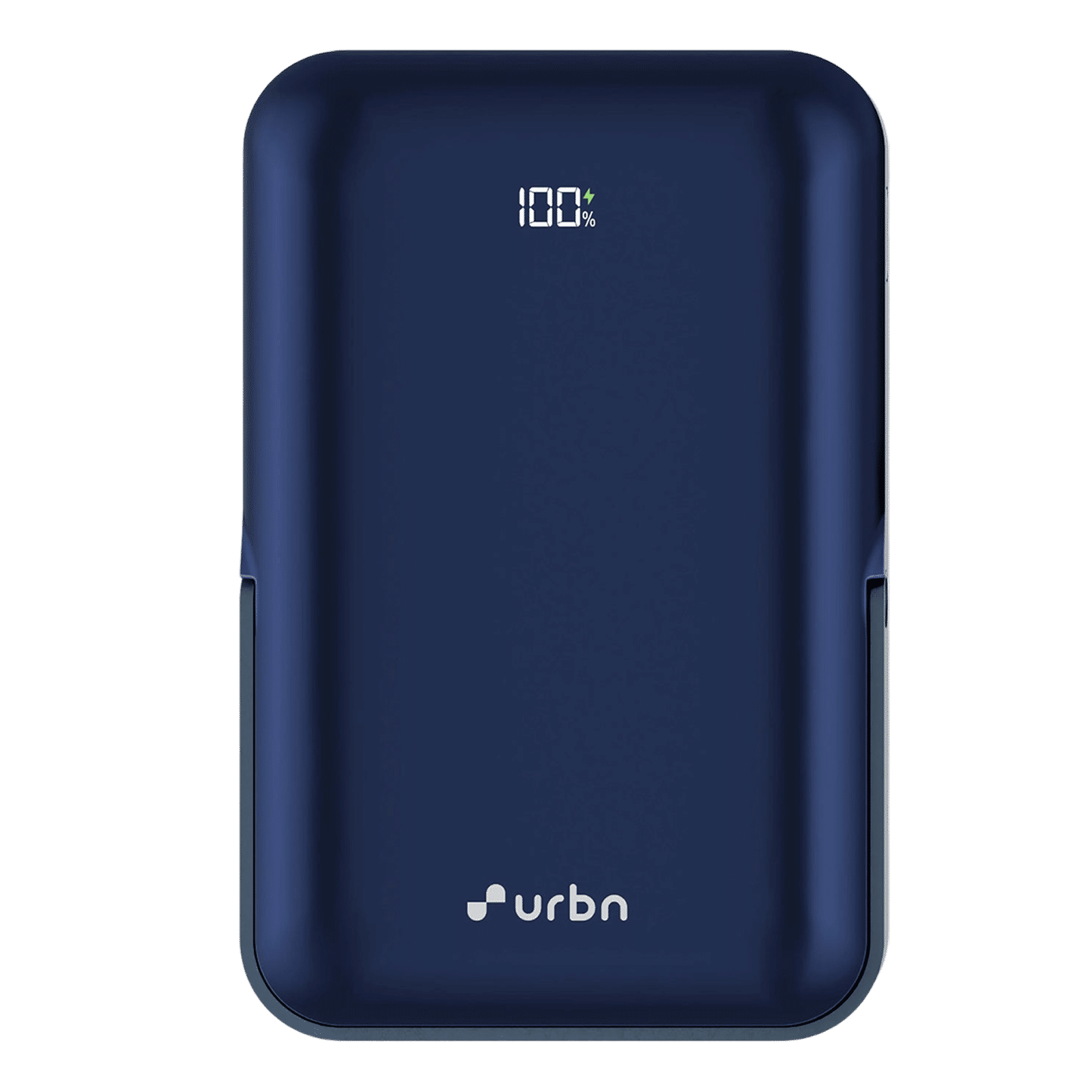urbn StandPro 10000 mAh 20W Fast Charging Power Bank (1 Type C Port & 1 Lightning Port, Strong Magnetic Hold, Blue)