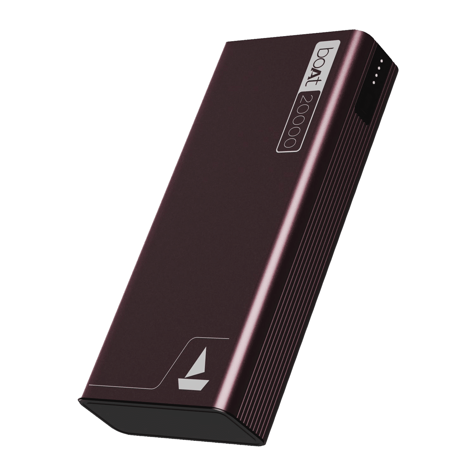 boAt Energyshroom PB400 20000 mAh 22.5W Fast Charging Power Bank (2 Type A, 1 Type C & 1 Micro USB Ports, Sleek Aluminium Casing, 12 Layer Smart IC Protection, Burgundy)