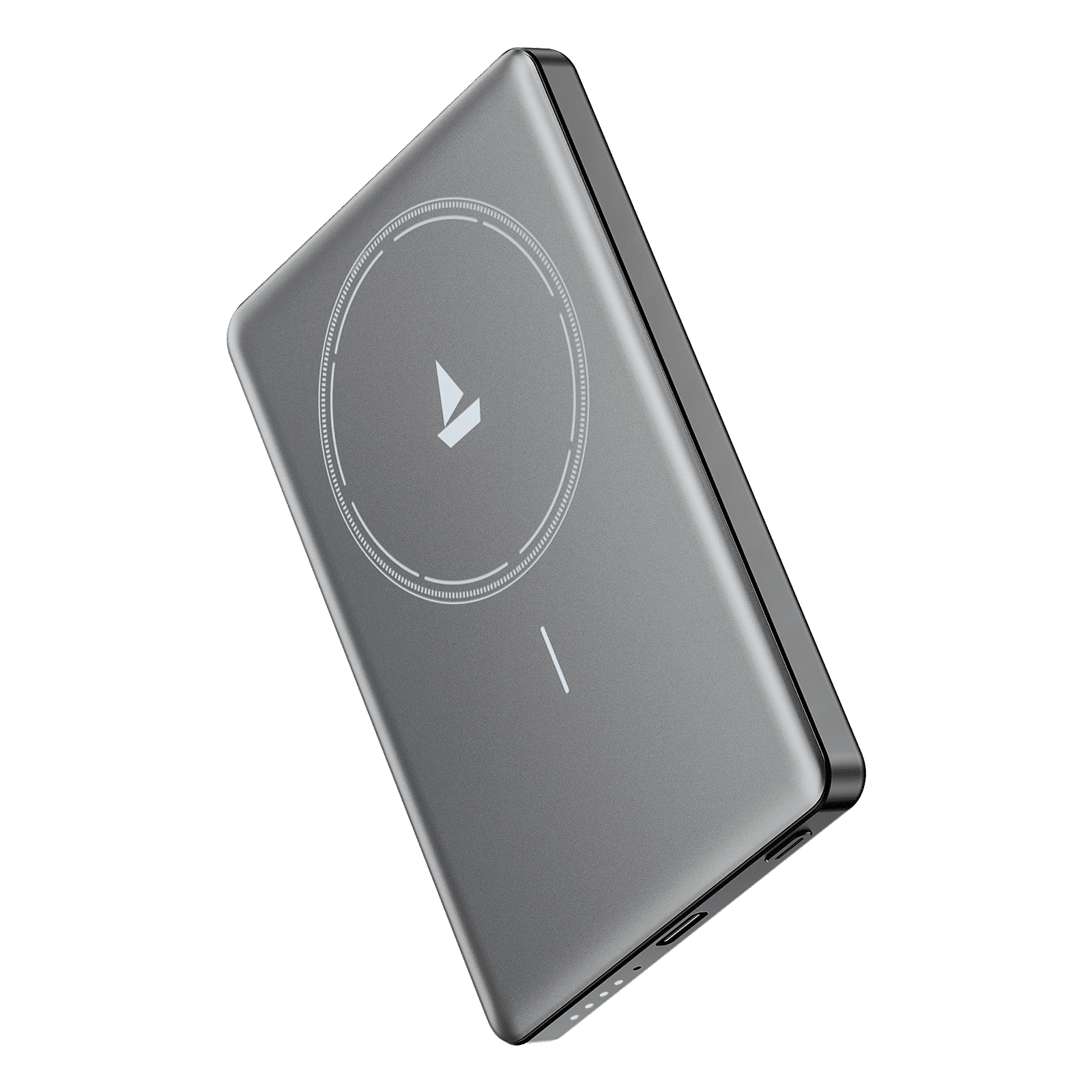 boAt EnergyShroom MagnaCharge Air 22W Fast Charging Power Bank (1 Type C Port, Sleek Aluminium Casing, MagSafe Compatible, 12-Layer Smart IC Protection, Carbon Black)