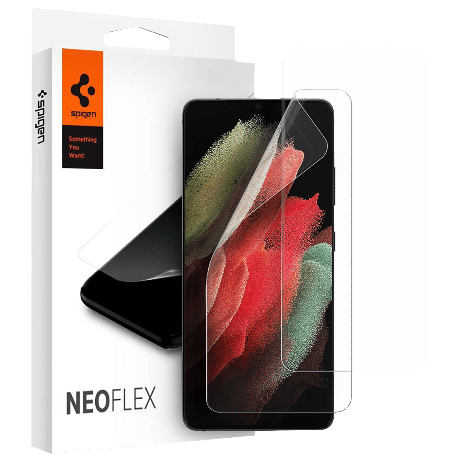 spigen Neo Flex Tempered Glass for Samsung Galaxy S21 Ultra 5G (Self Healing Technology)