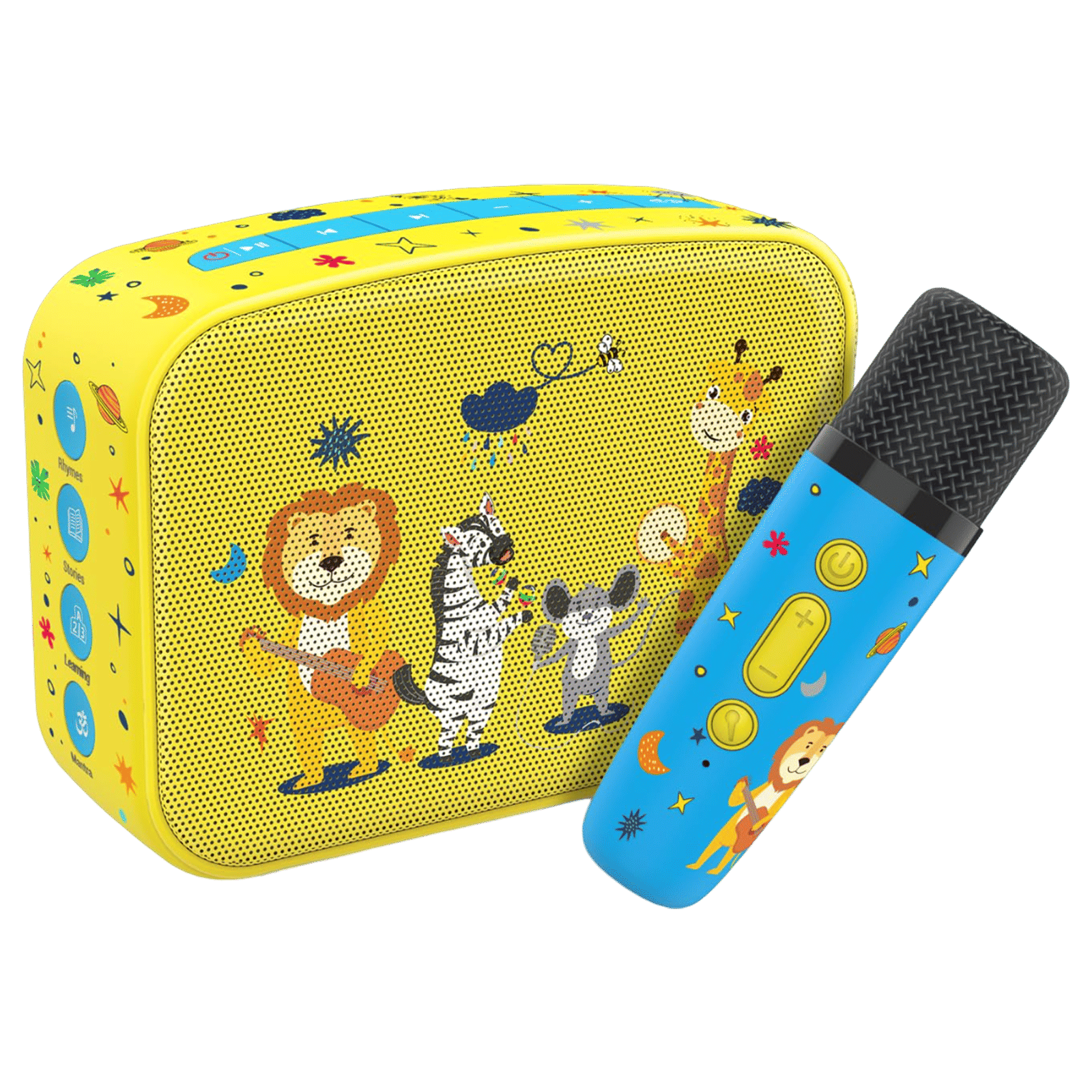 SAREGAMA Carvaan Mini Kids 5W Portable Bluetooth Speaker (300 Plus Pre Loaded Stories, Stereo Channel, Baby Yellow)