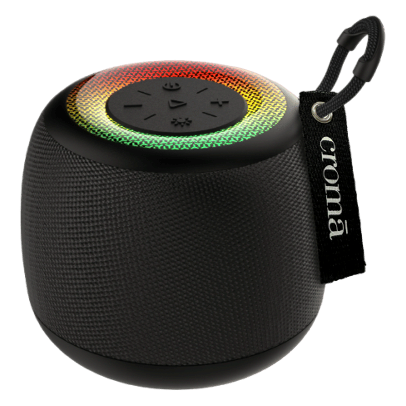 Croma 5W Portable Bluetooth Speaker (RGB Light, Black) Croma 5W Portable Bluetooth Speaker (RGB Light, Black)