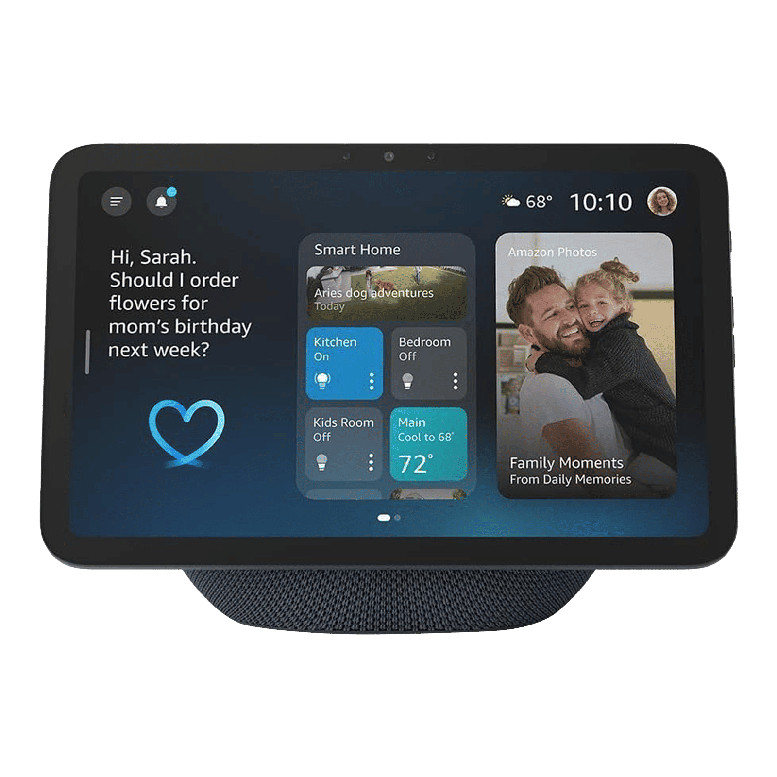 Amazon Echo Show 8 (newest model) Built-in Alexa 8.7 Inches HD Touchscreen Smart Home Device (Alexa+ Early Access, Graphite)