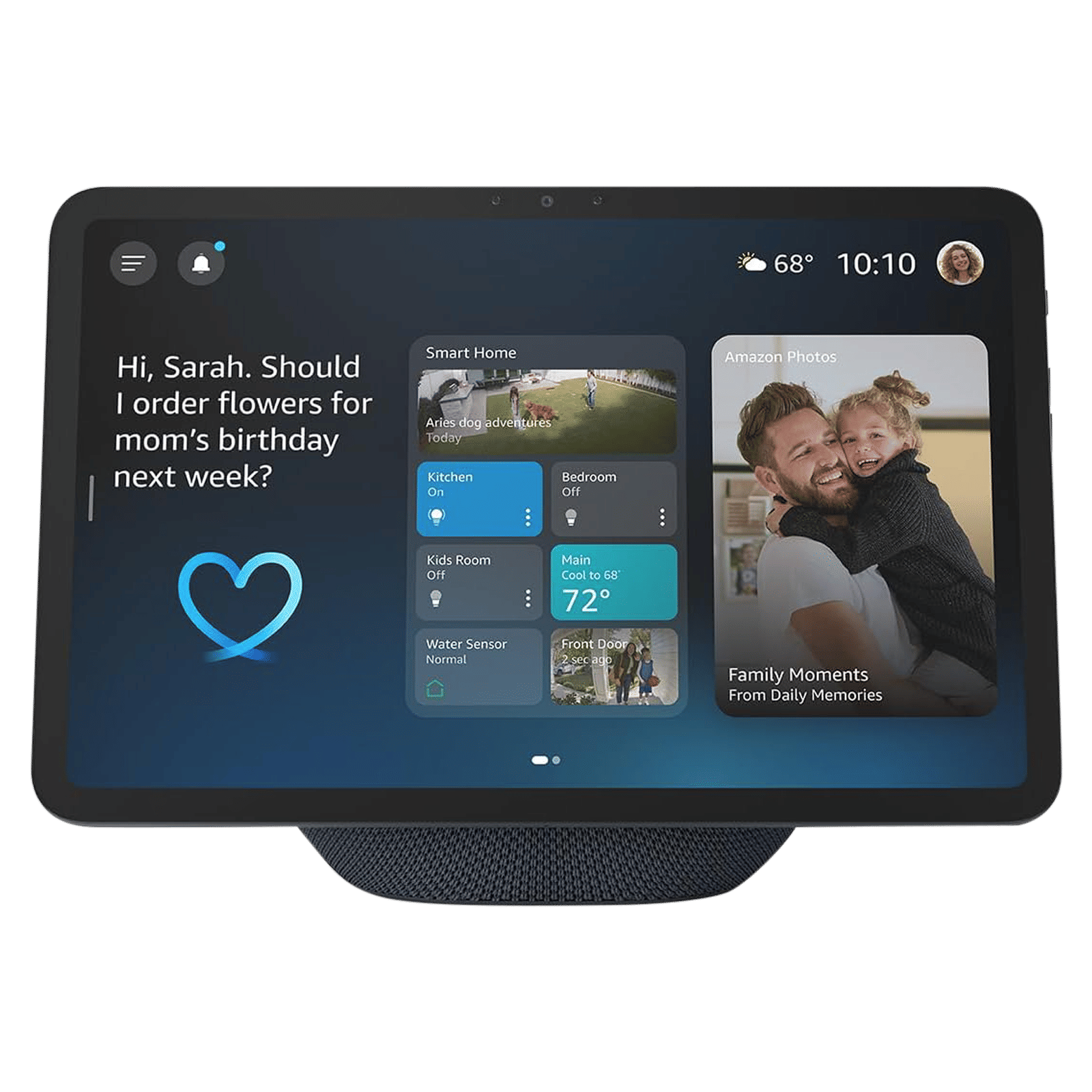 Amazon Echo Show 11 (newest model) Built-in Alexa 11 Inches Full HD Touchscreen Smart Home Device (Omnisense Technology, Graphite)