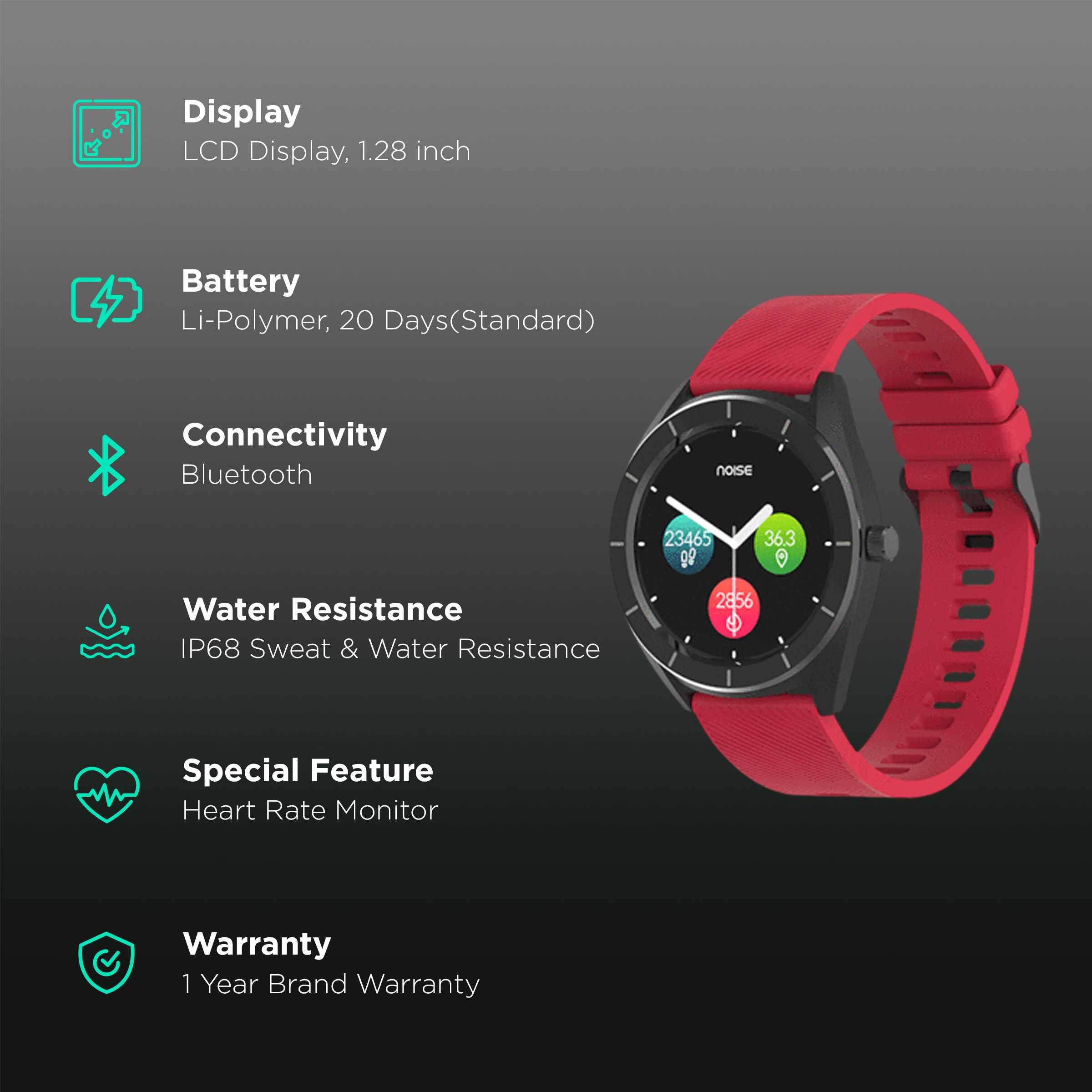 Fitness Tracker Noisefit Endure Smartwatch Buy Noise NoiseFit