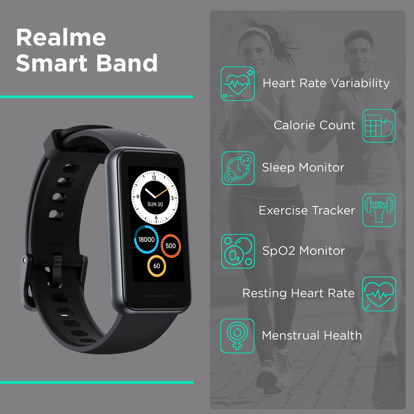 Band Realme Smartwatch Realme Smart Watch Realme Band Rectangular