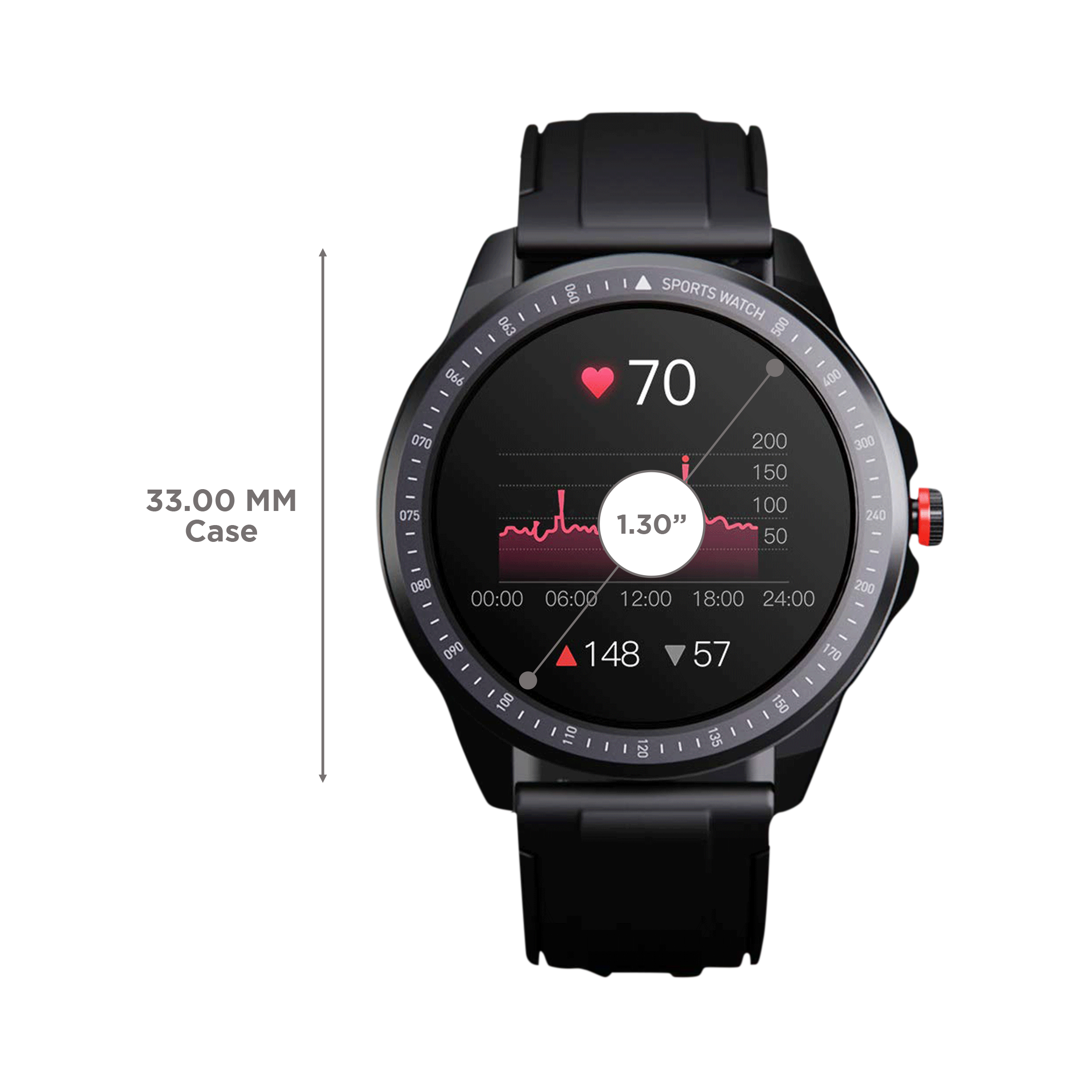 boAt Watch Xplorer RTL' Pitch Black