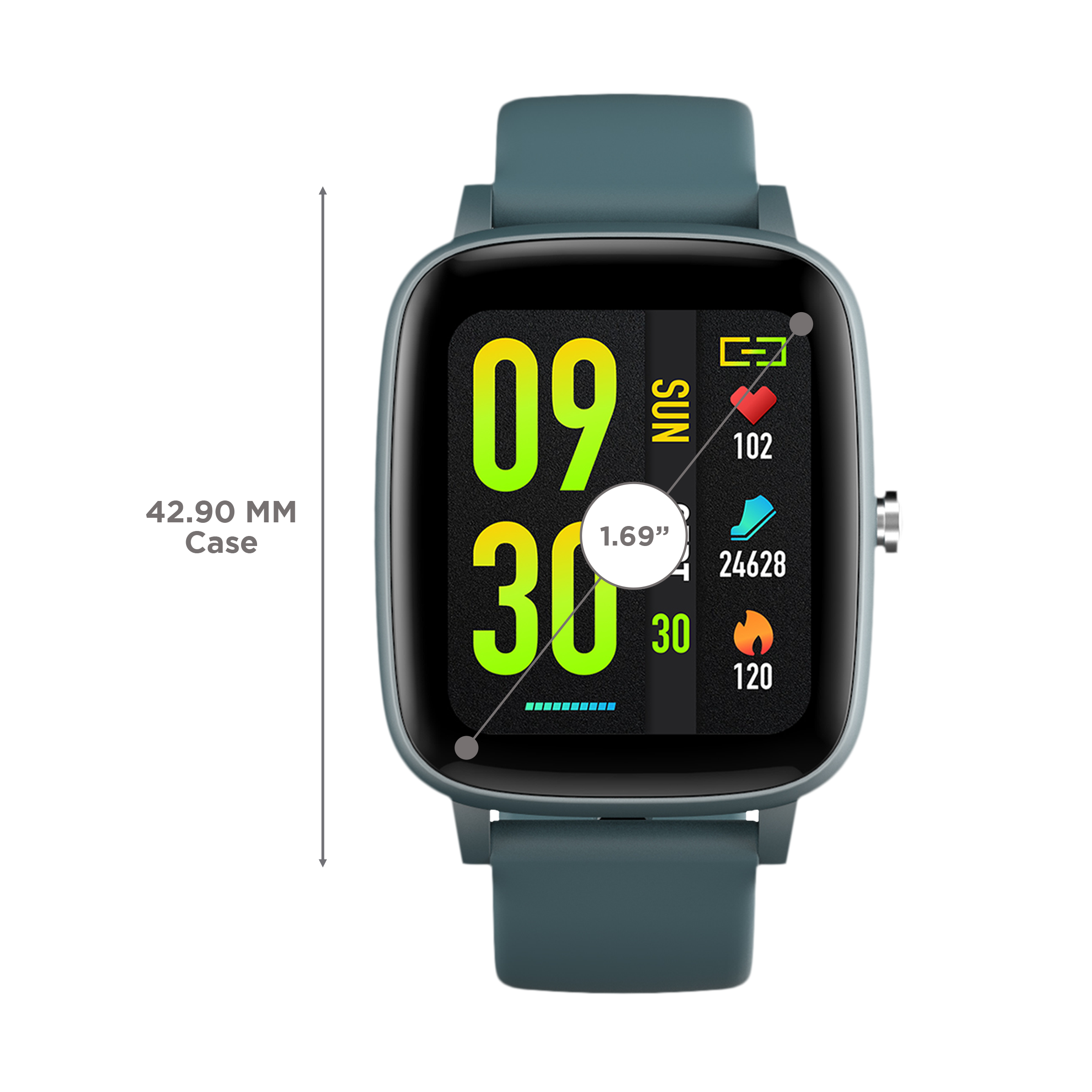 Fitness Tracker Kingwear Gv68 Ip68 Waterproof Smartwatch