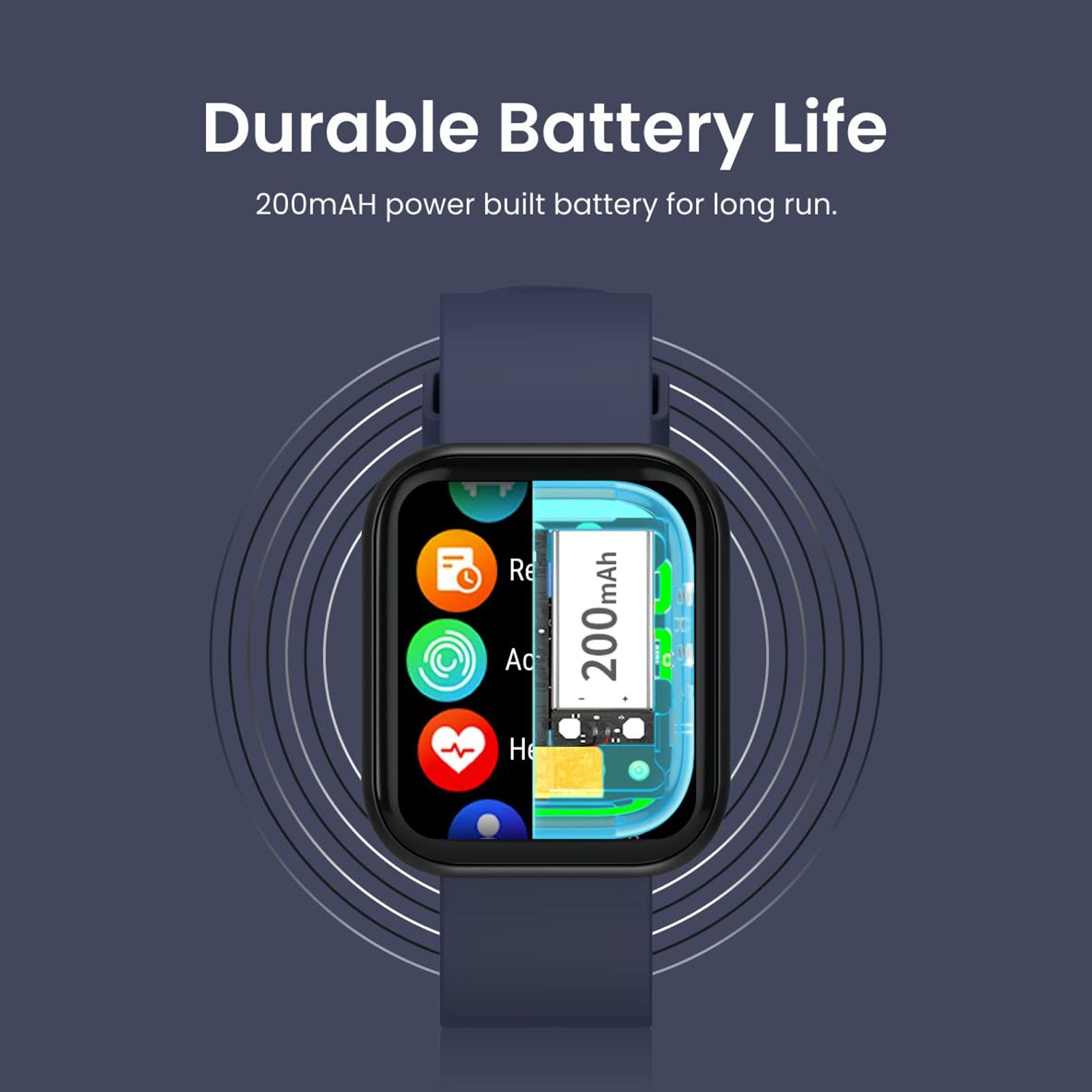 Buy Portronics Kronos X2 Smartwatch with Activity Tracker (33mm