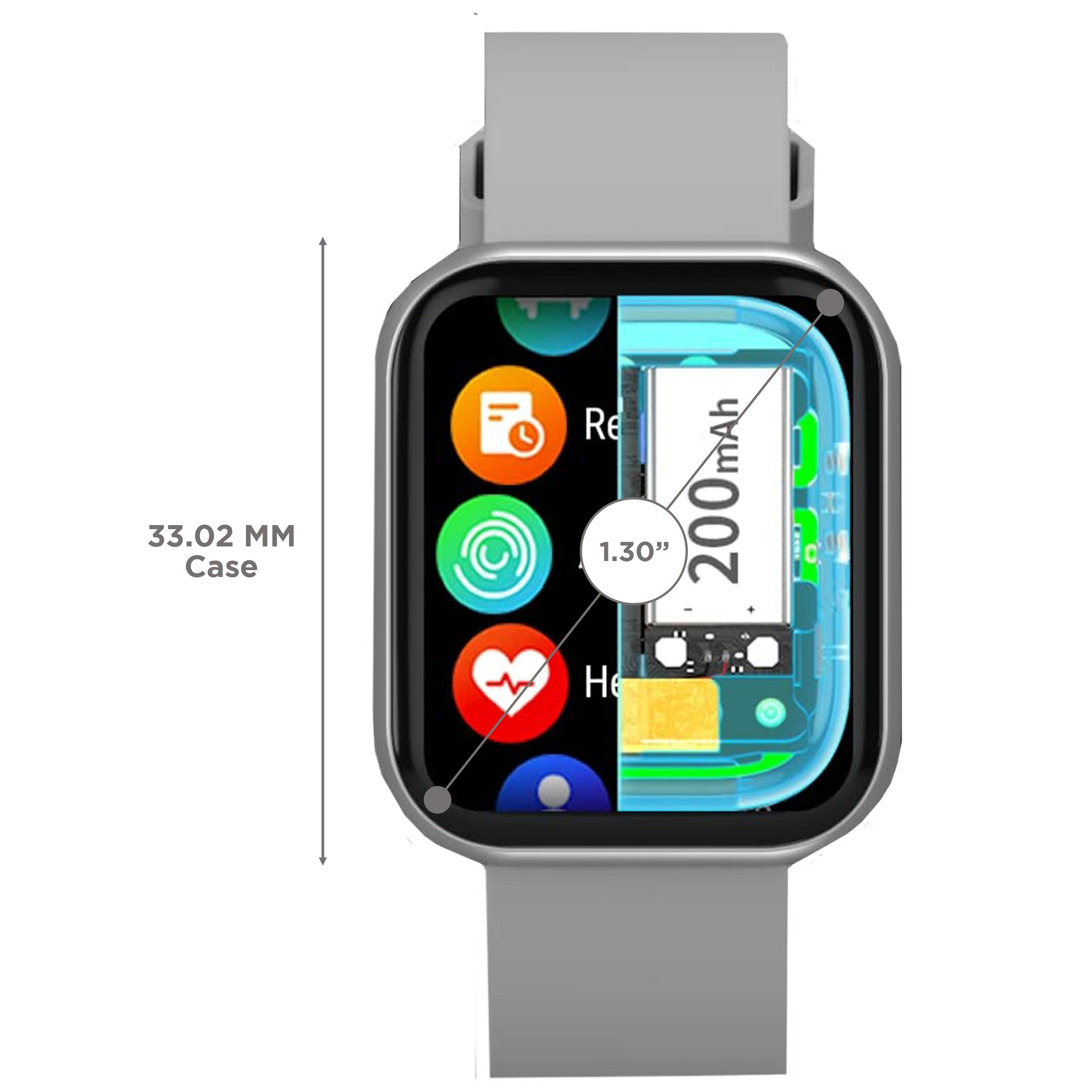 Buy Portronics Kronos X2 Smartwatch with Activity Tracker