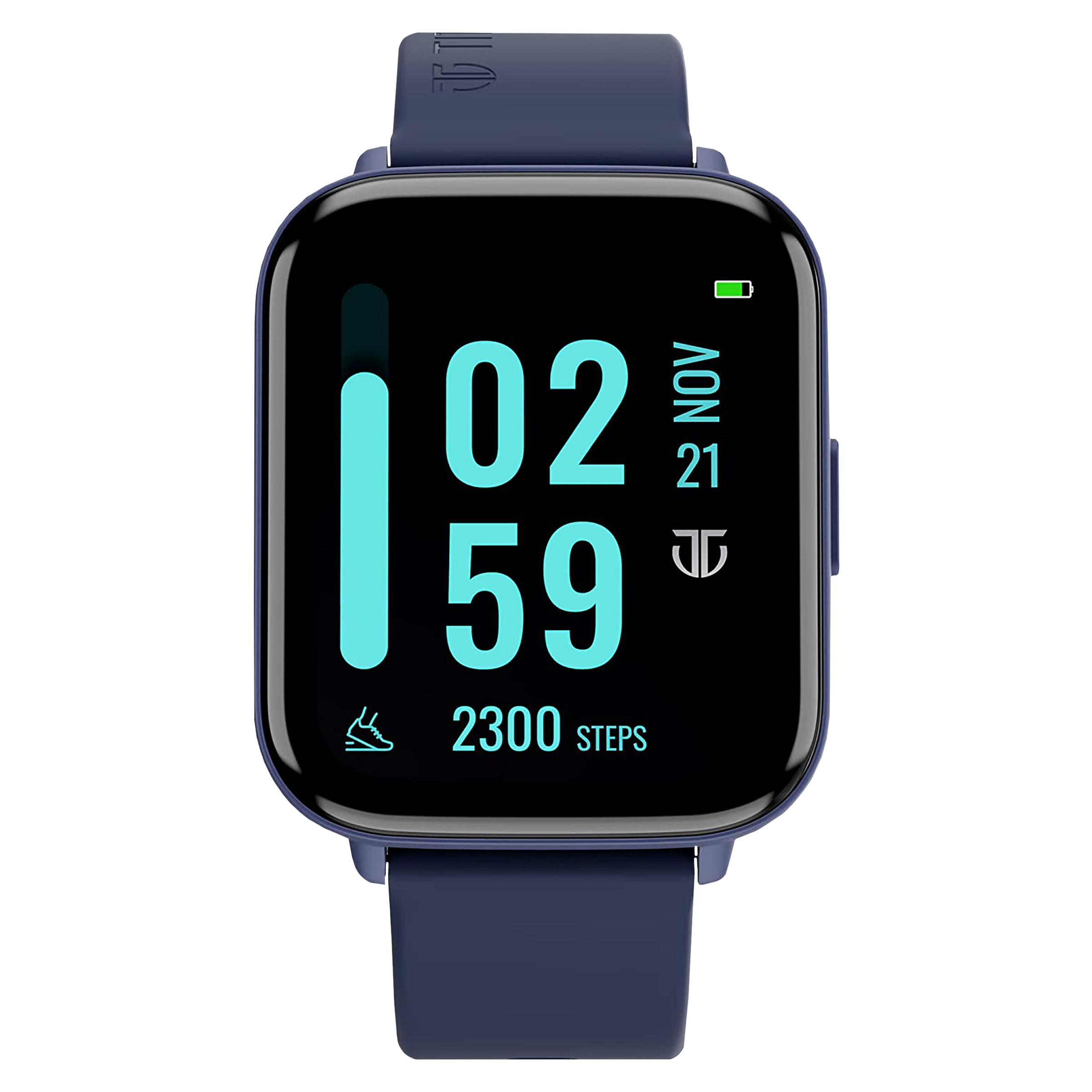 TITAN Smart 2 Smartwatch with Camera & Music Control (45.21mm AMOLED Display, 3ATM Water Resistant, Blue Strap)